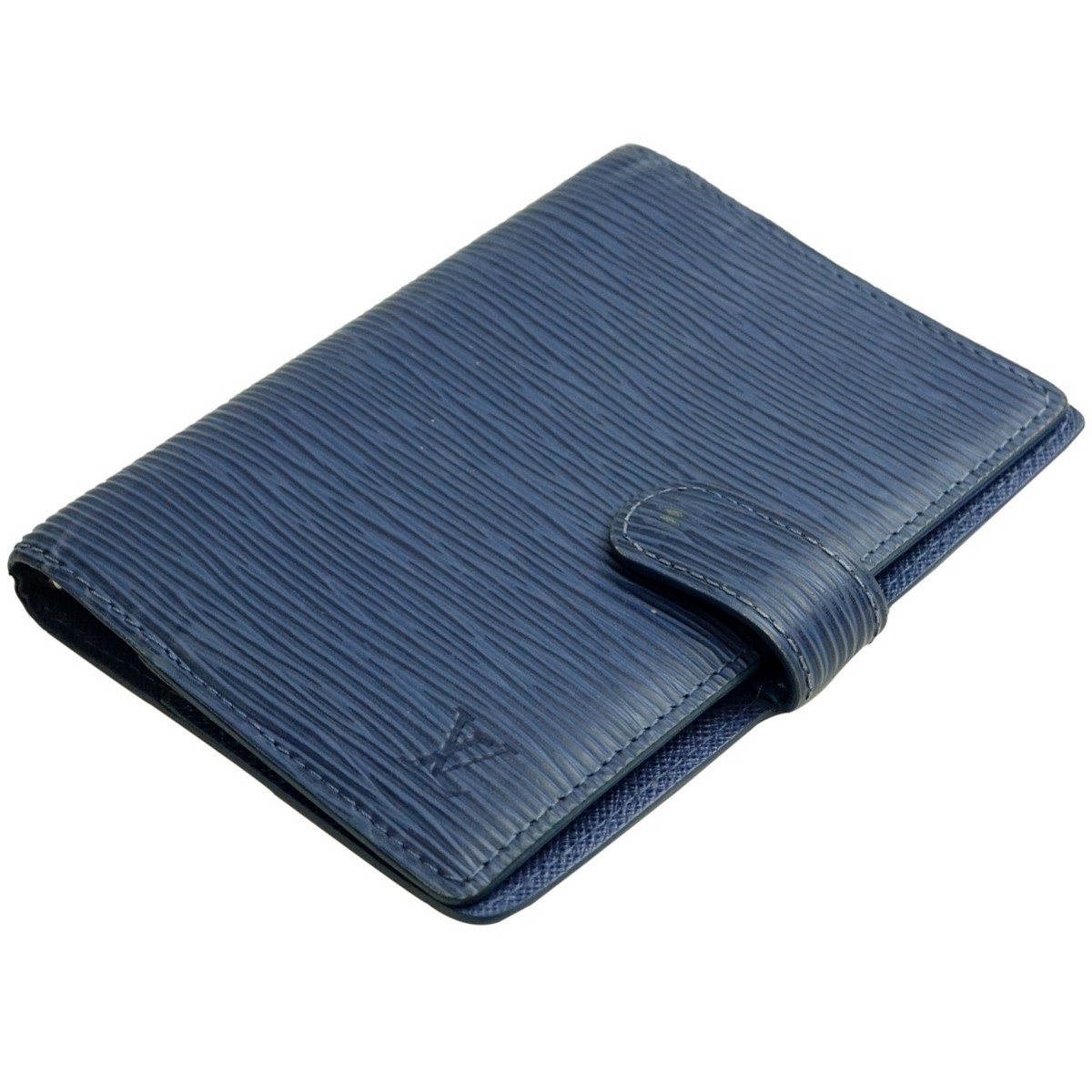 Louis Vuitton Myrtille Blue Epi Agenda Cover