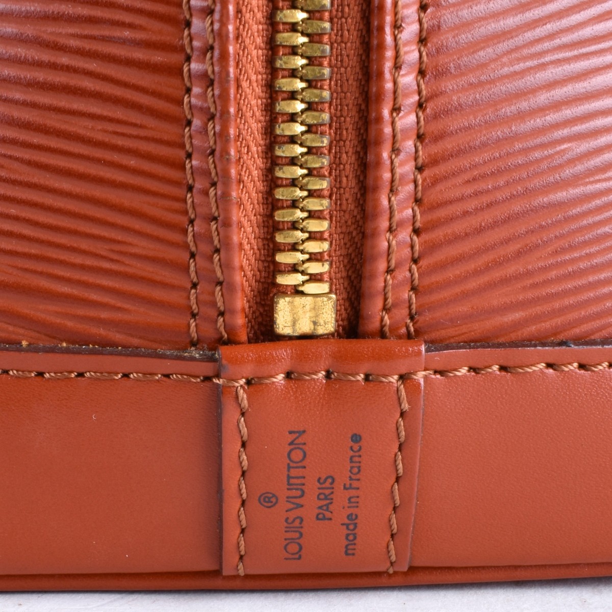 Louis Vuitton Louis Vuitton Alma Brown Kenyan Fawn Epi Leather