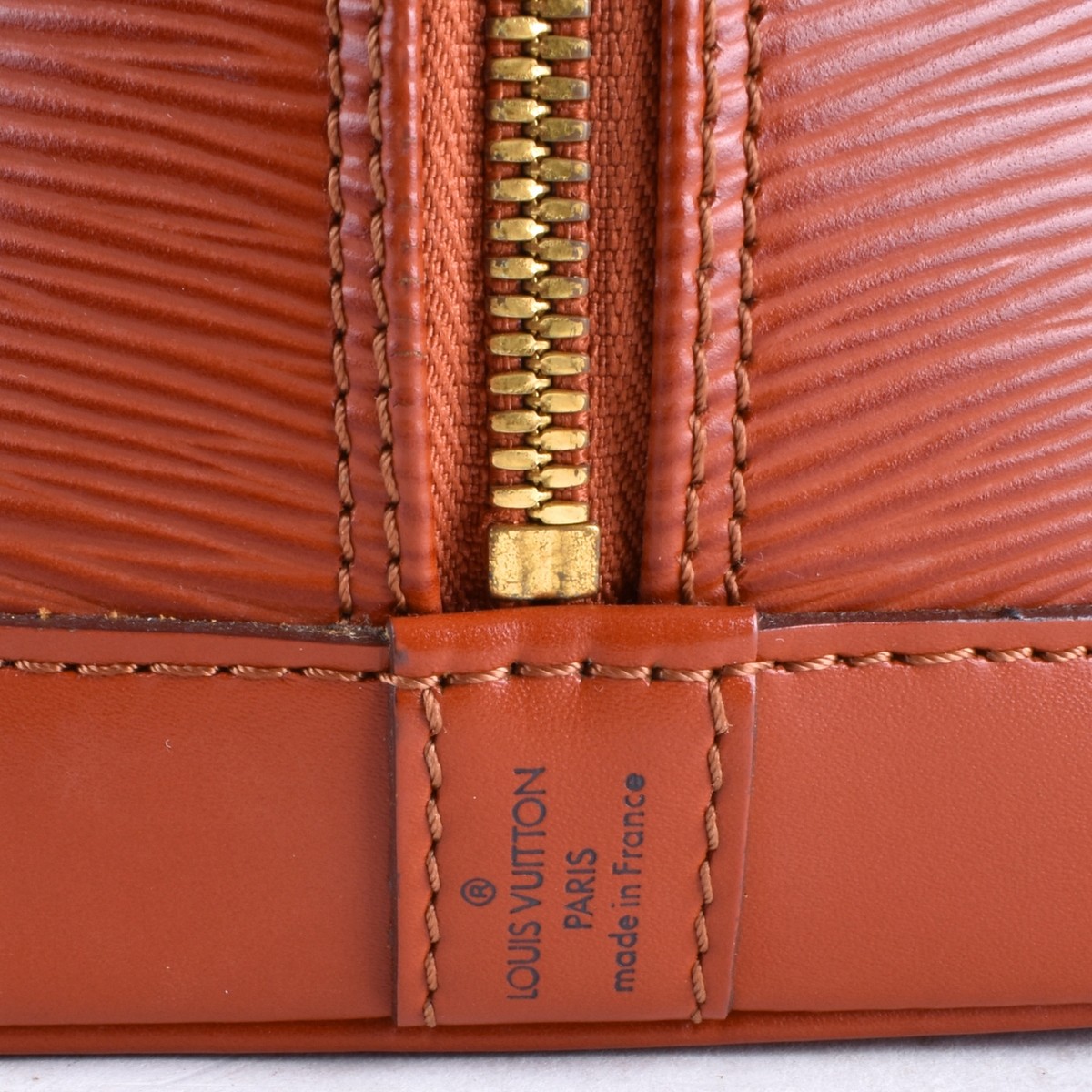 Louis Vuitton Tan Epi Leather Alma PM Bag