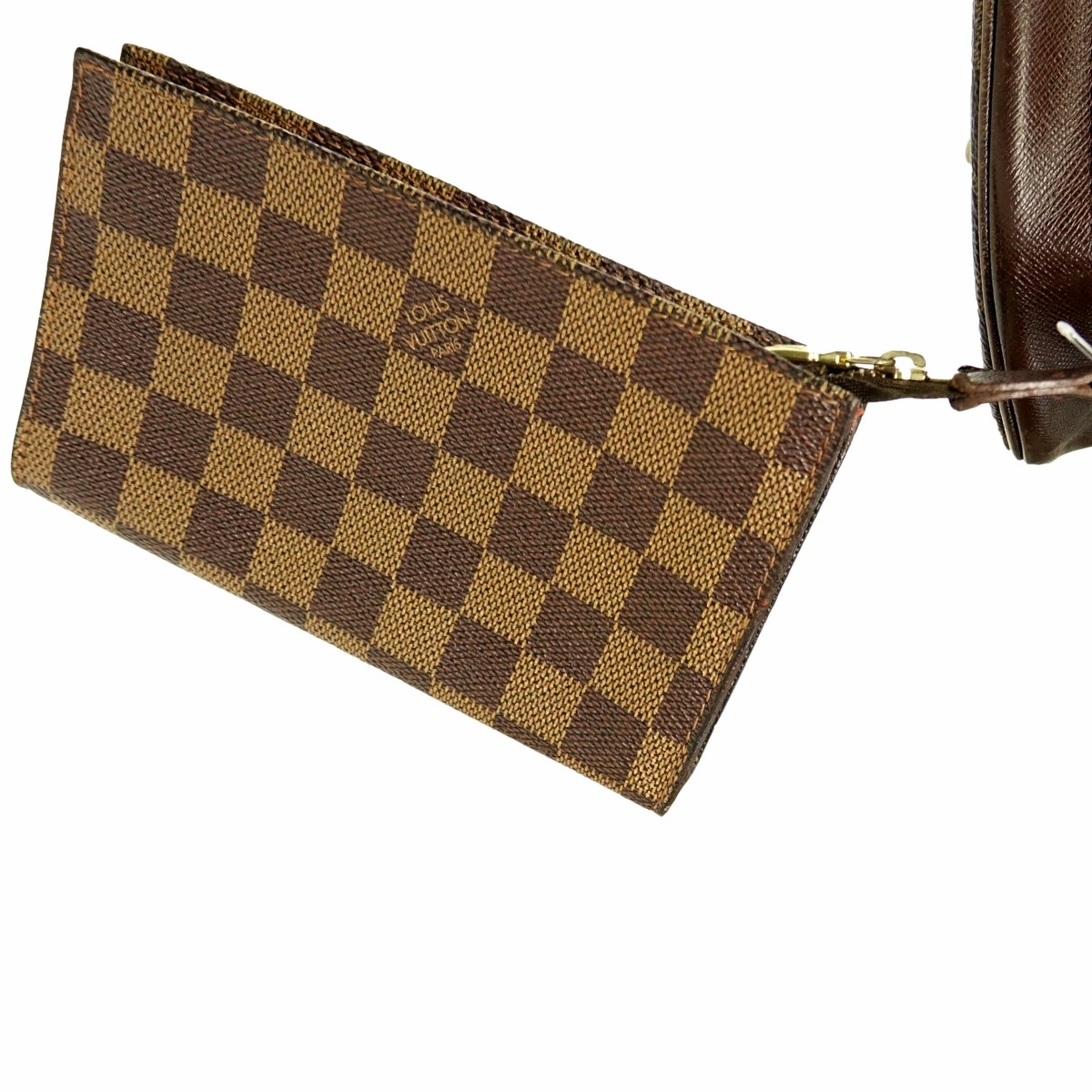 Louis Vuitton Brown Canvas Damier Ebene Marais Bag