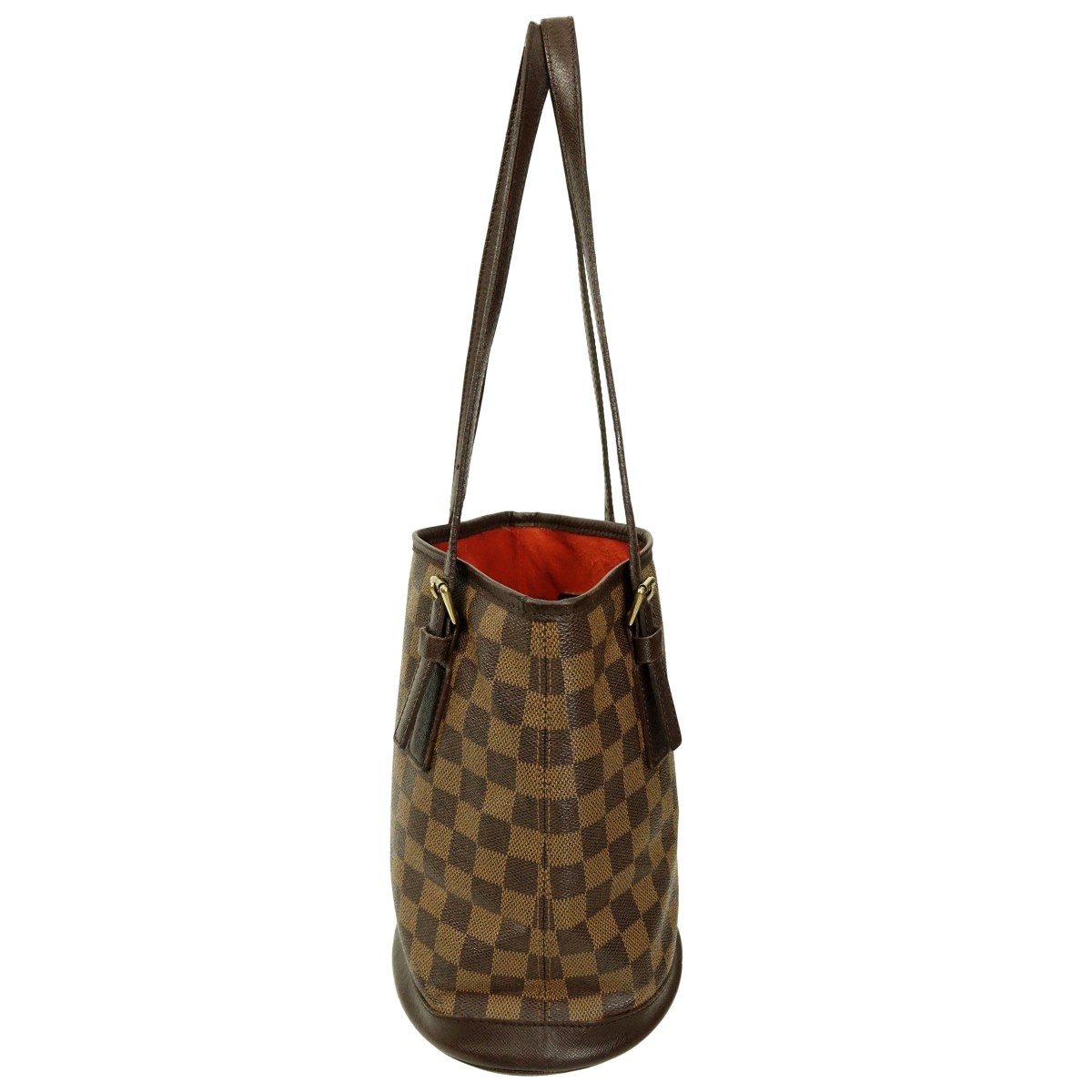 Louis Vuitton Brown Canvas Damier Ebene Marais Bag