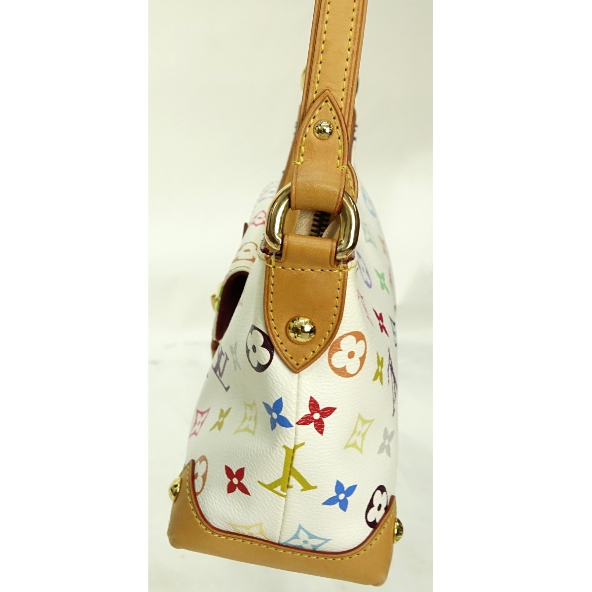 Louis Vuitton White Multicolor Monogram Eliza