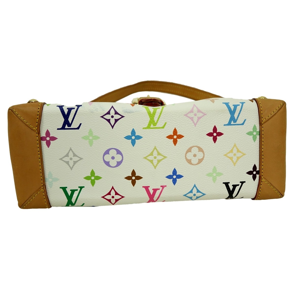 Louis Vuitton White Multicolor Monogram Eliza