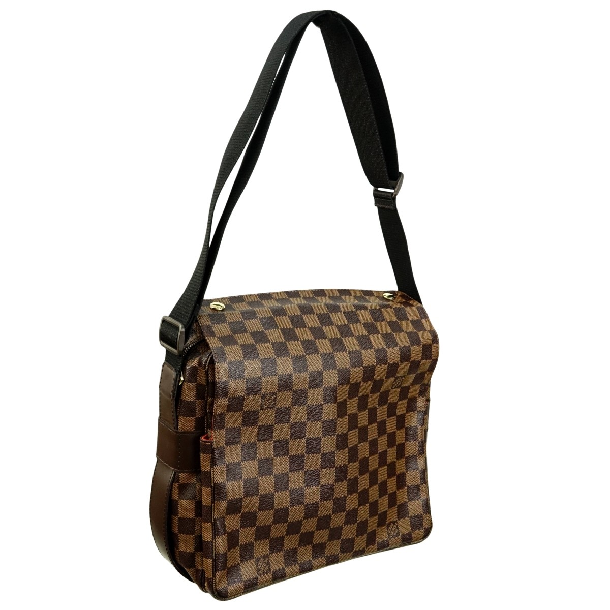 Louis Vuitton Brown Canvas Damier Ebene Naviglio