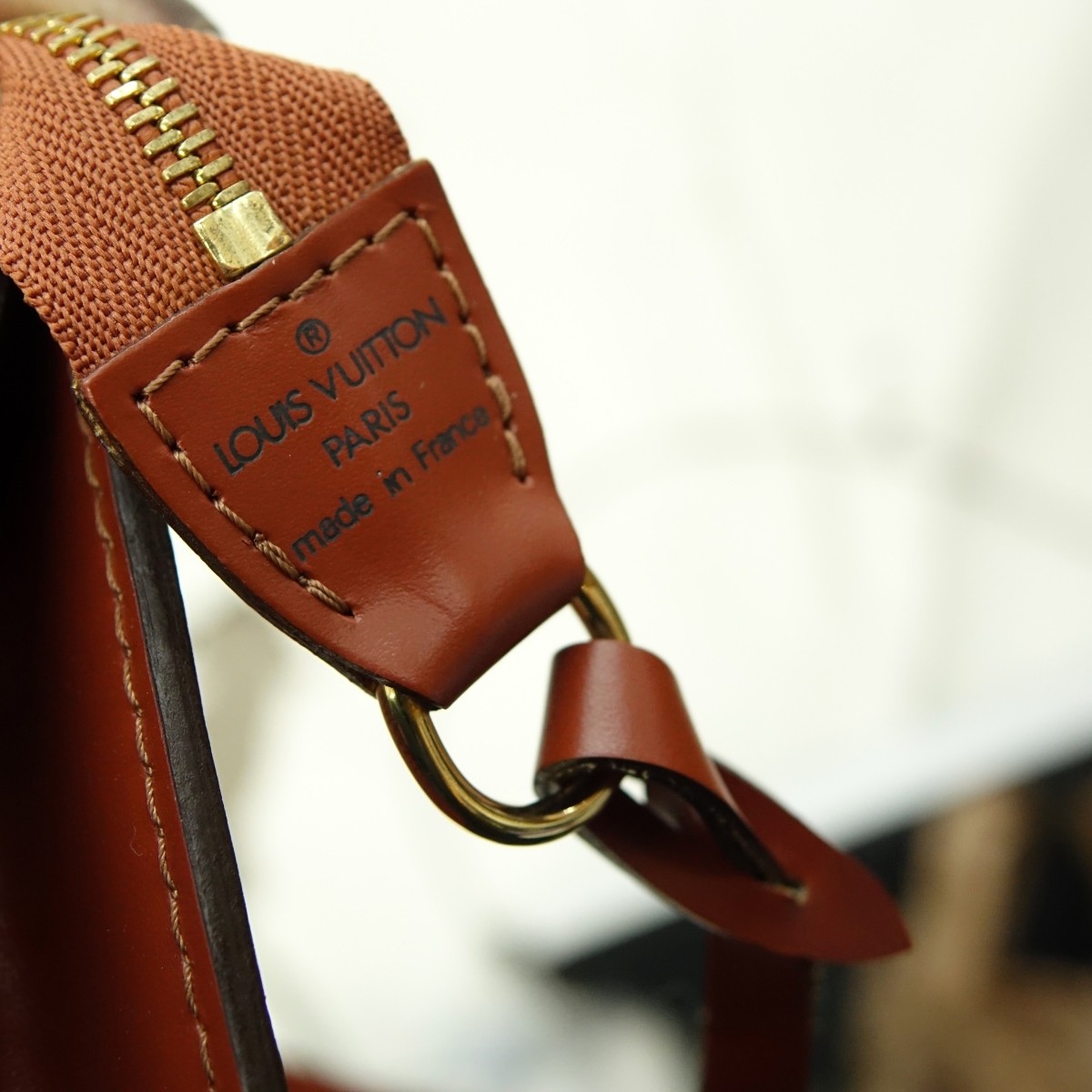 Louis Vuitton Tan Epi Leather Accessory Pouch