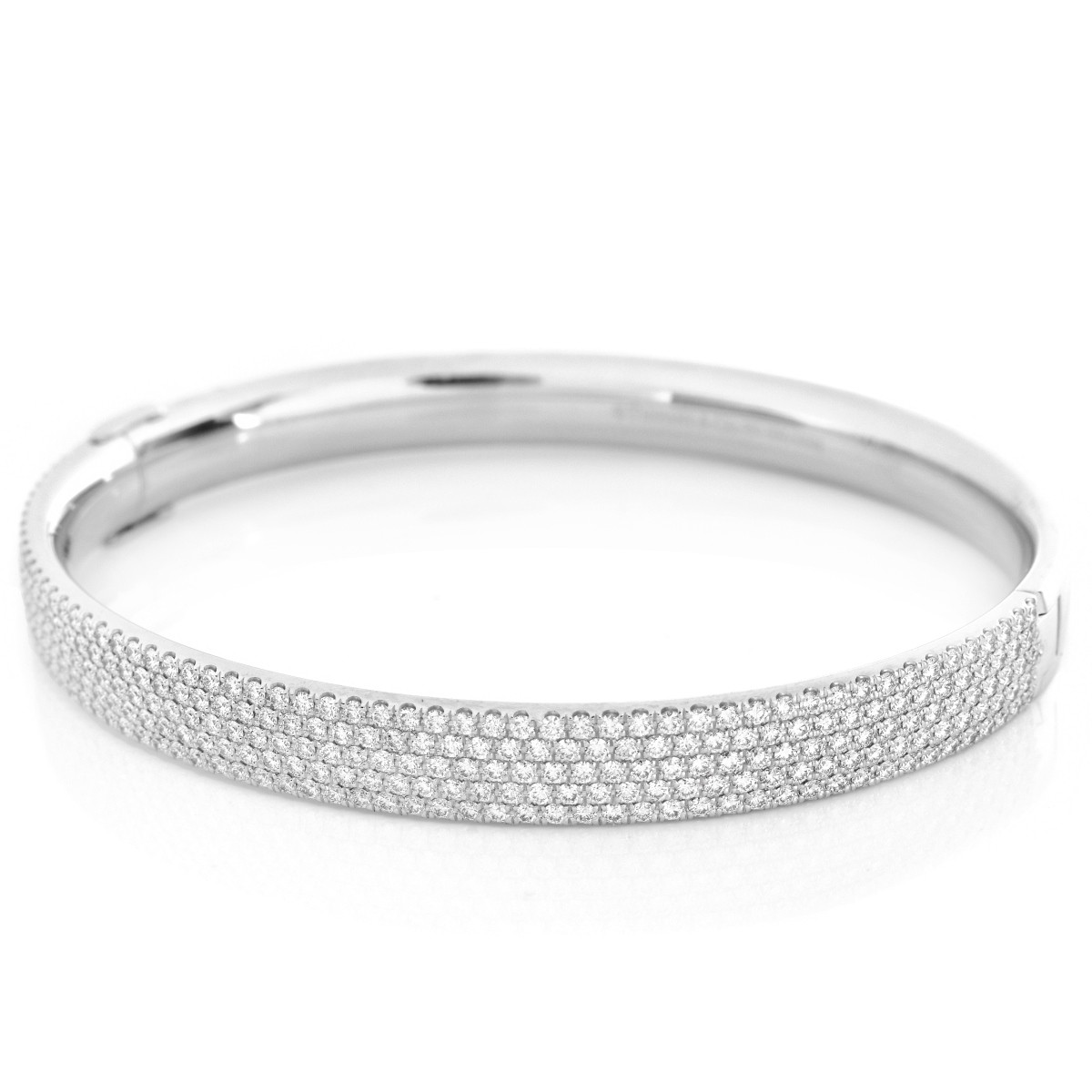 Tiffany & Co Diamond and 18K Gold Bangle