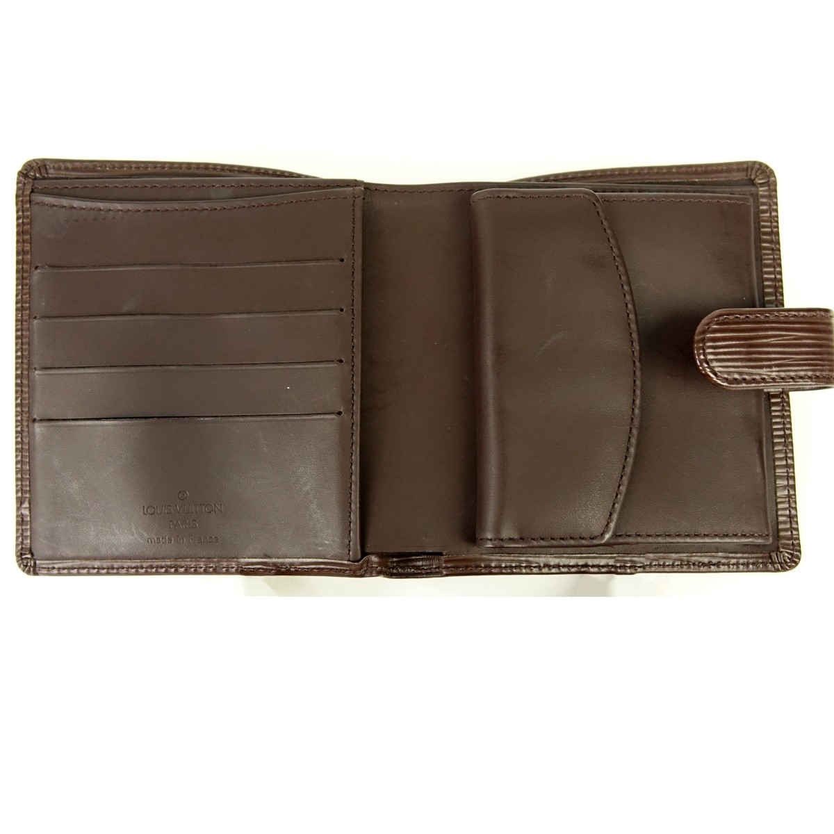 Louis Vuitton Brown Epi Porte-Billets Fold Wallet