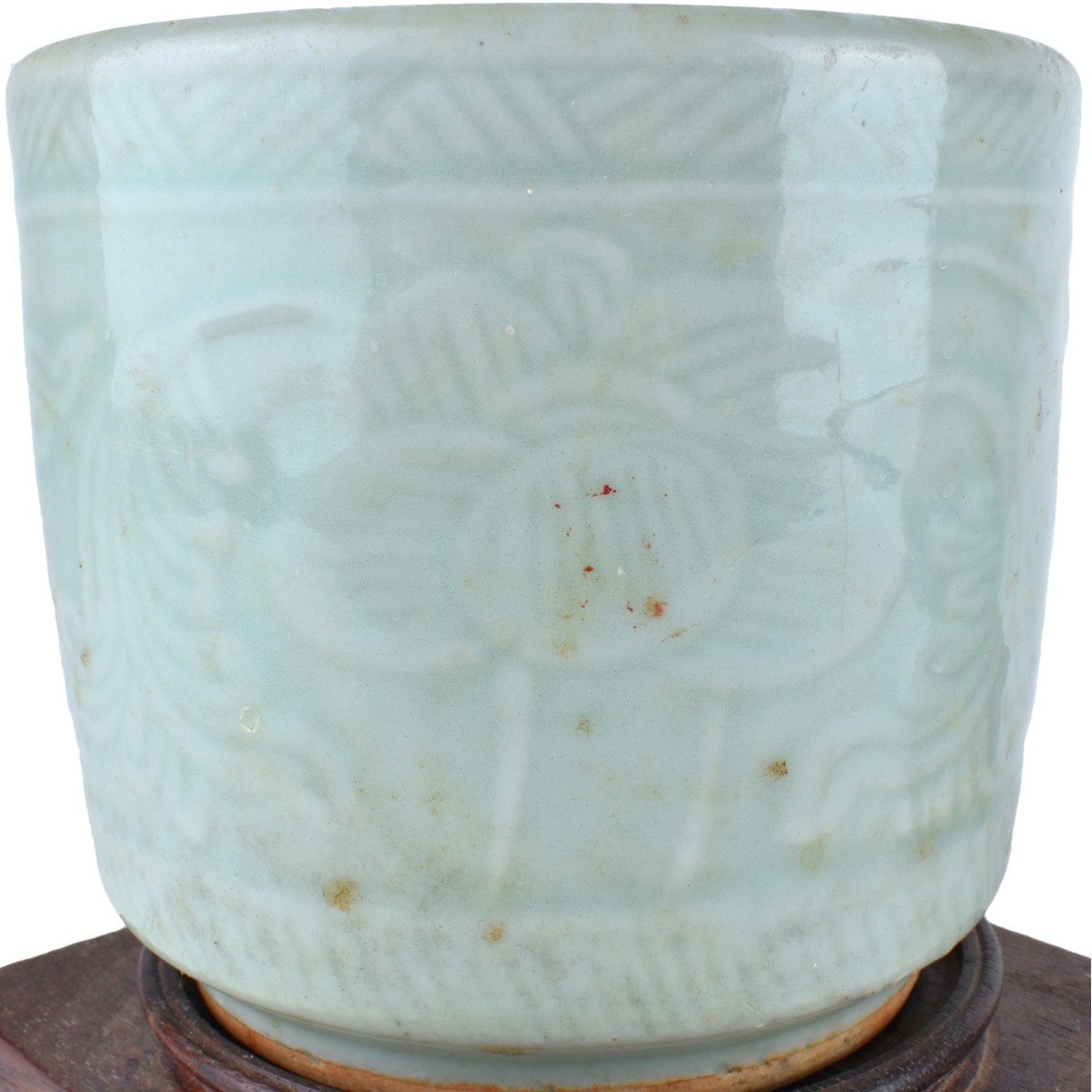 Pair of Chinese Celadon Longquan Style Jars