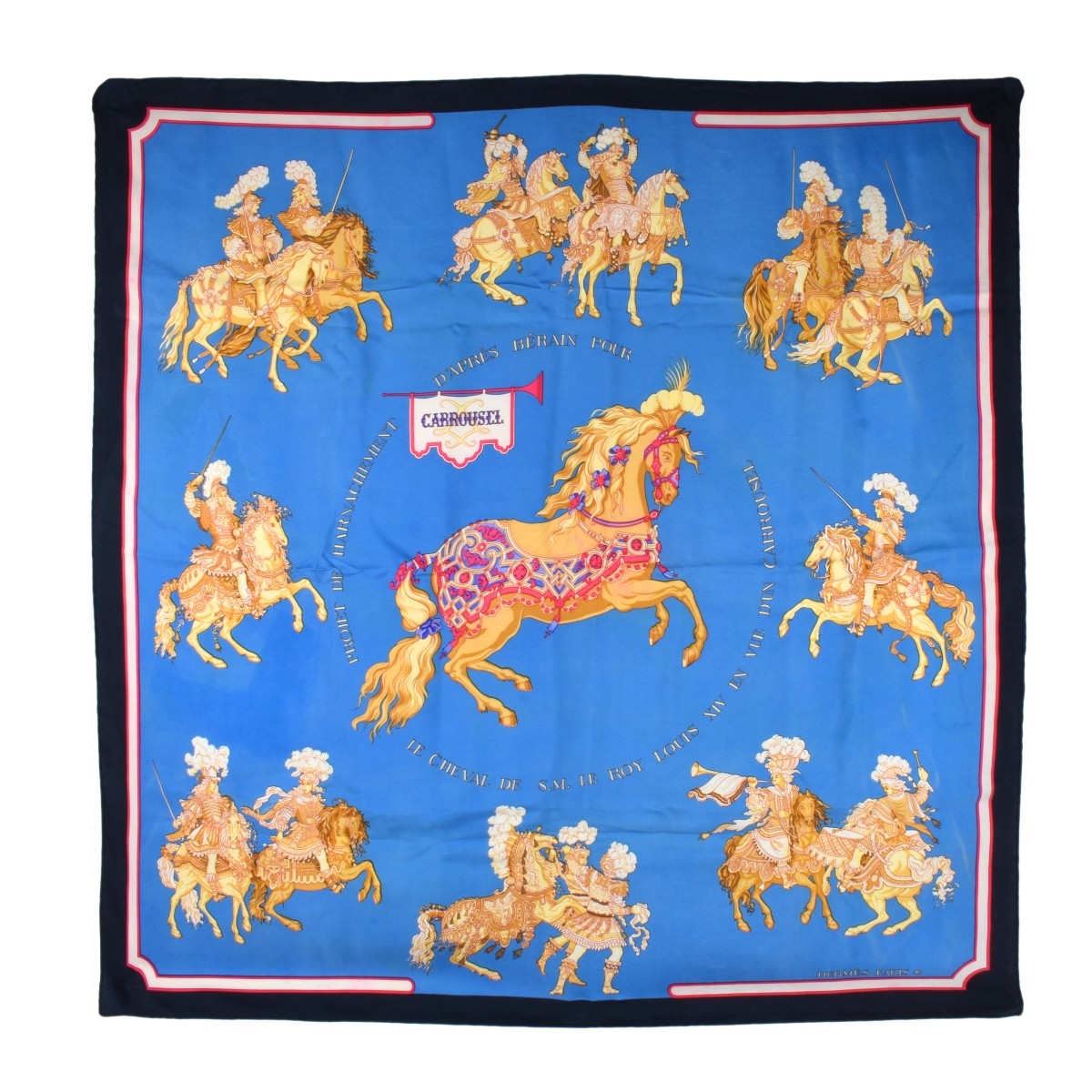 Vintage Hermès Carrousel Silk Scarf | Kodner Auctions