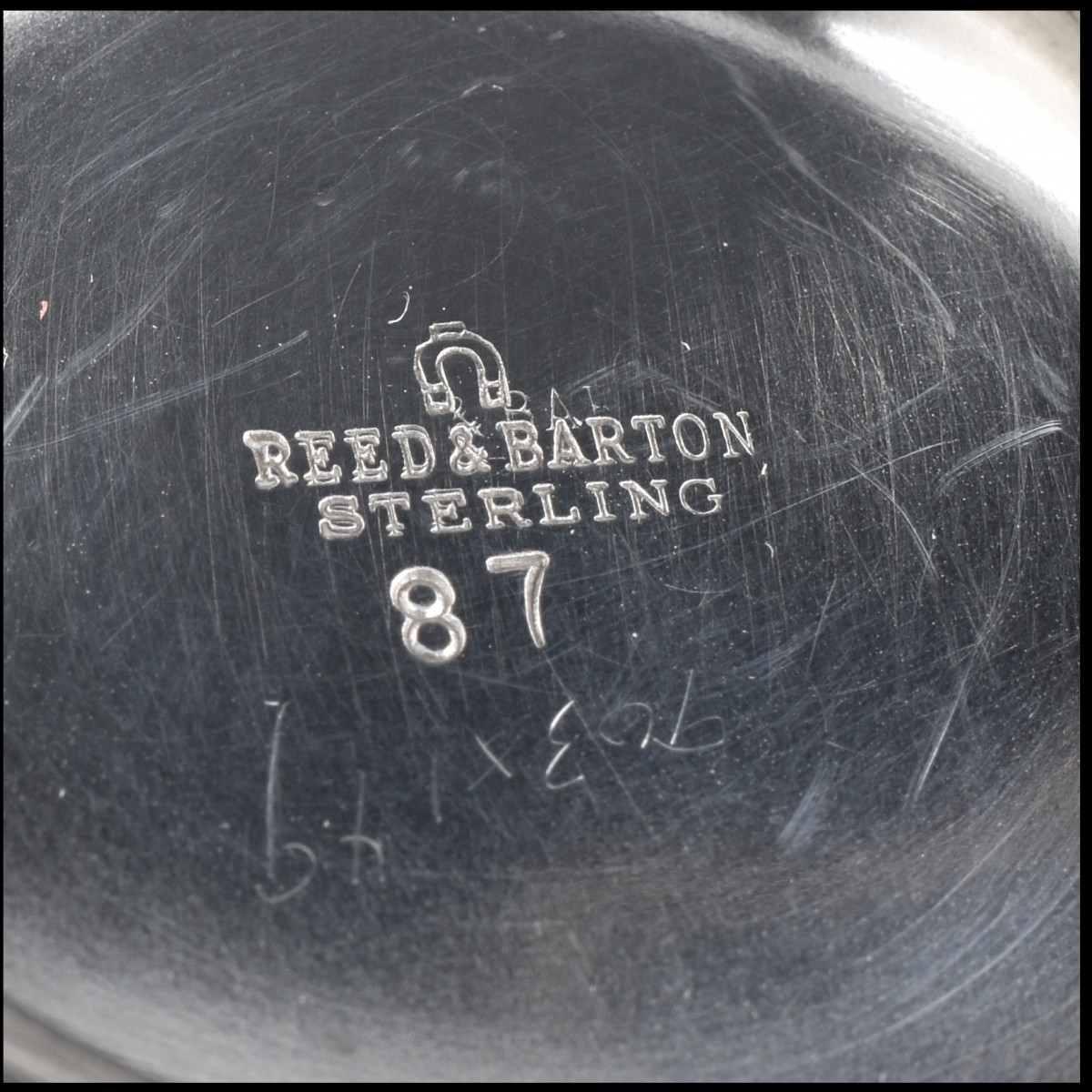 Reed & Barton 5 PC Pointed Antique Silver Tea Set