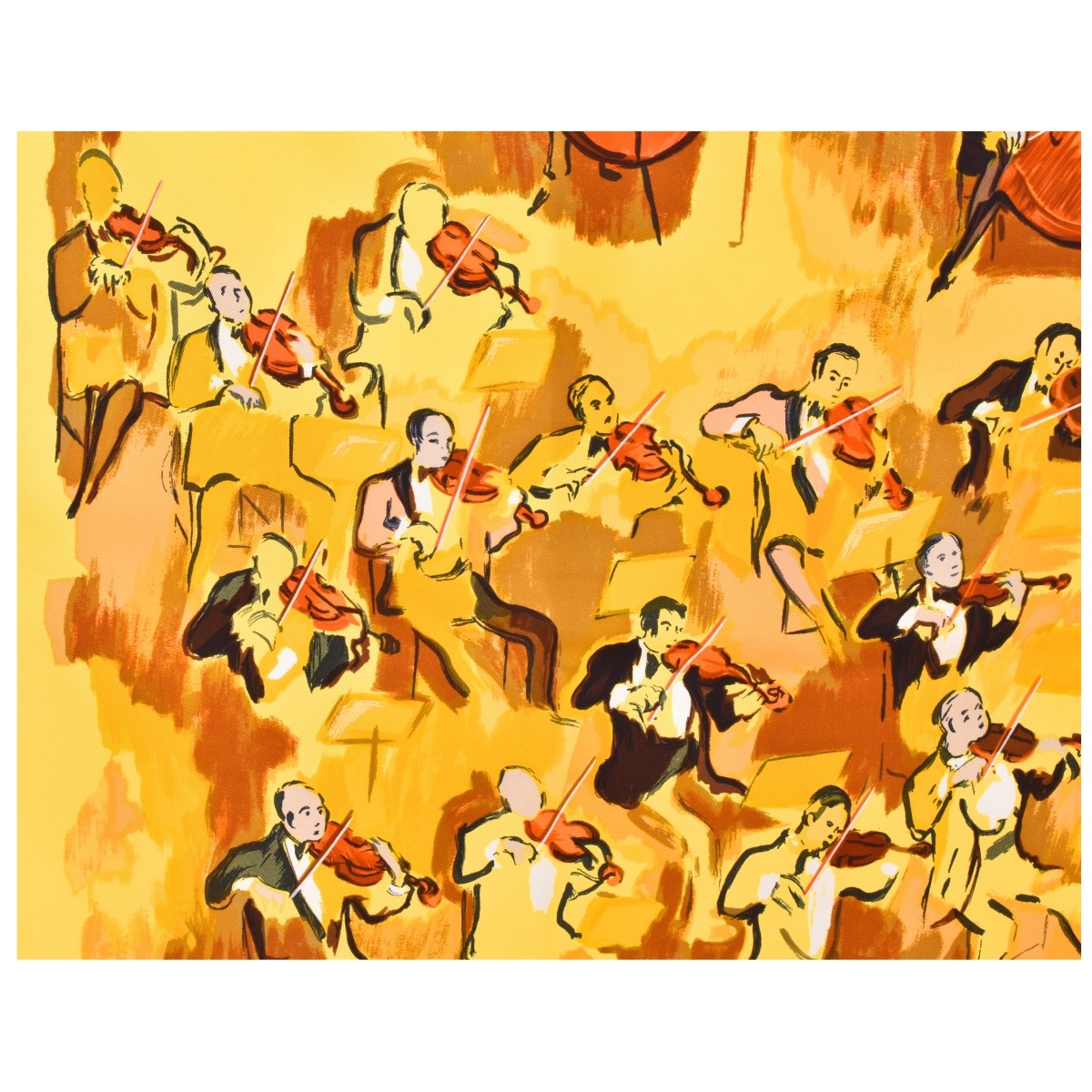 Vintage Hermès Concerto Silk Scarf