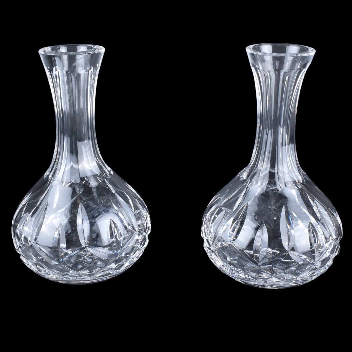 Pair of Waterford Crystal "Lismore" Carafes