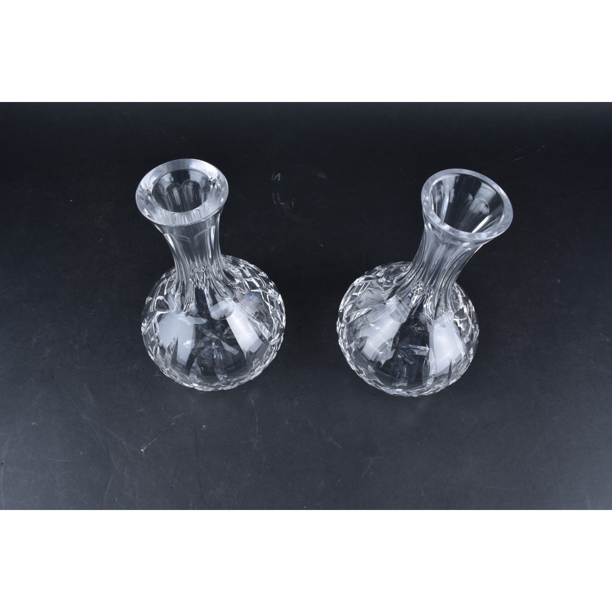 Pair of Waterford Crystal "Lismore" Carafes