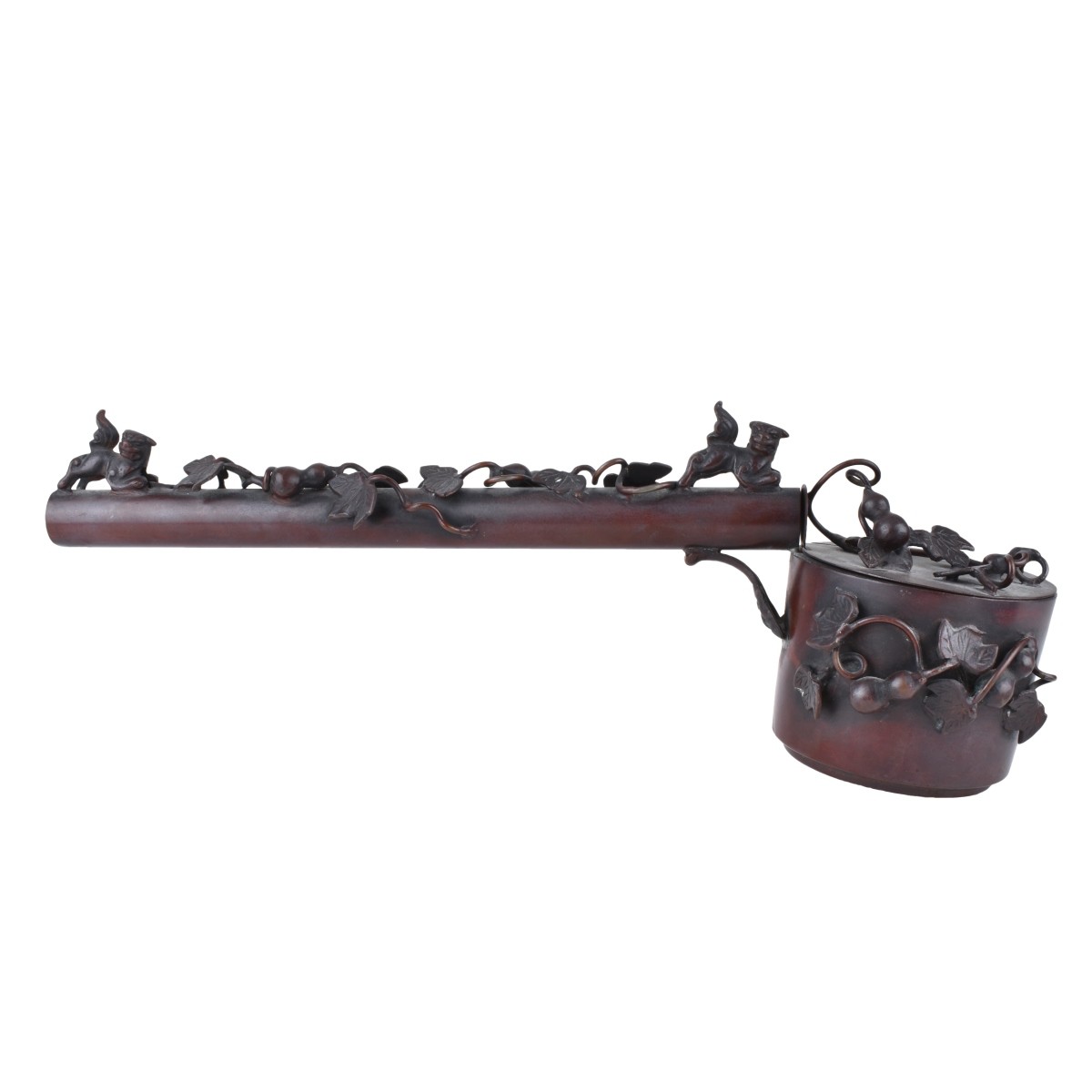 Antique Japanese Bronze Inkwell