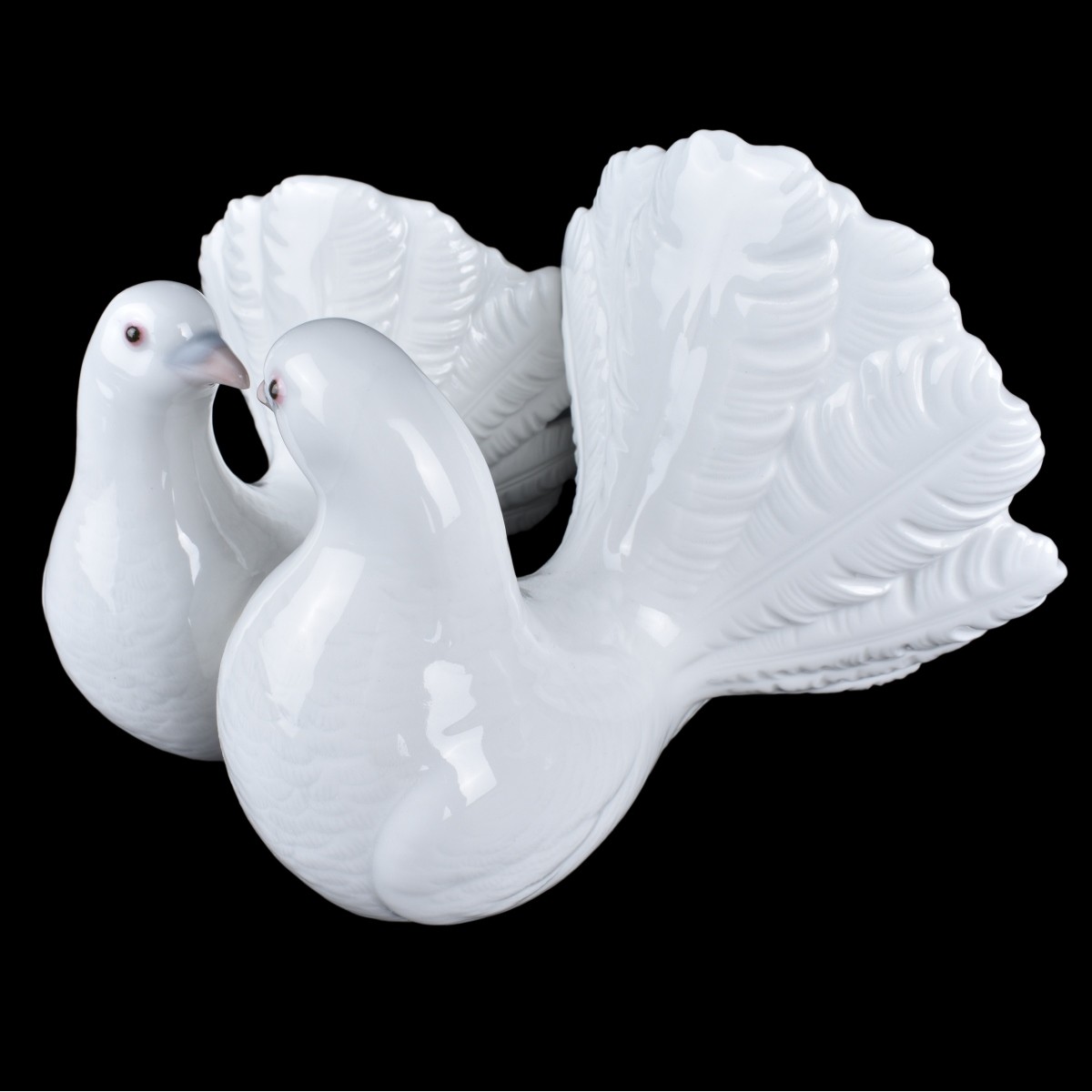 Three (3) Lladro Glazed Porcelain Figurines