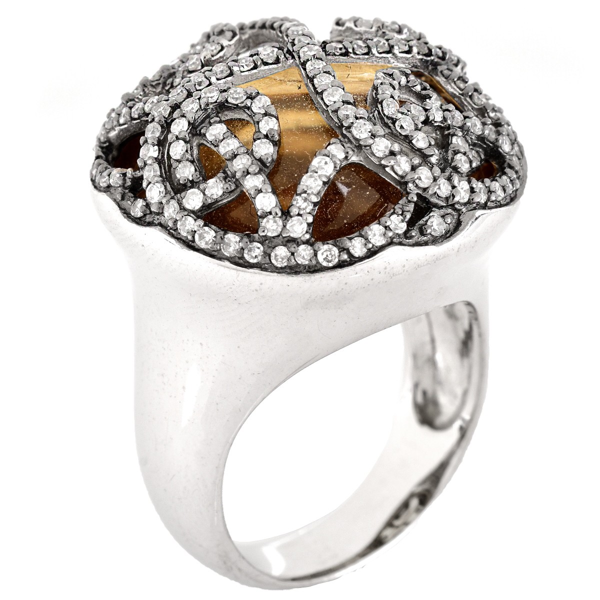 Nicole Miller Diamond and 14K Gold Ring