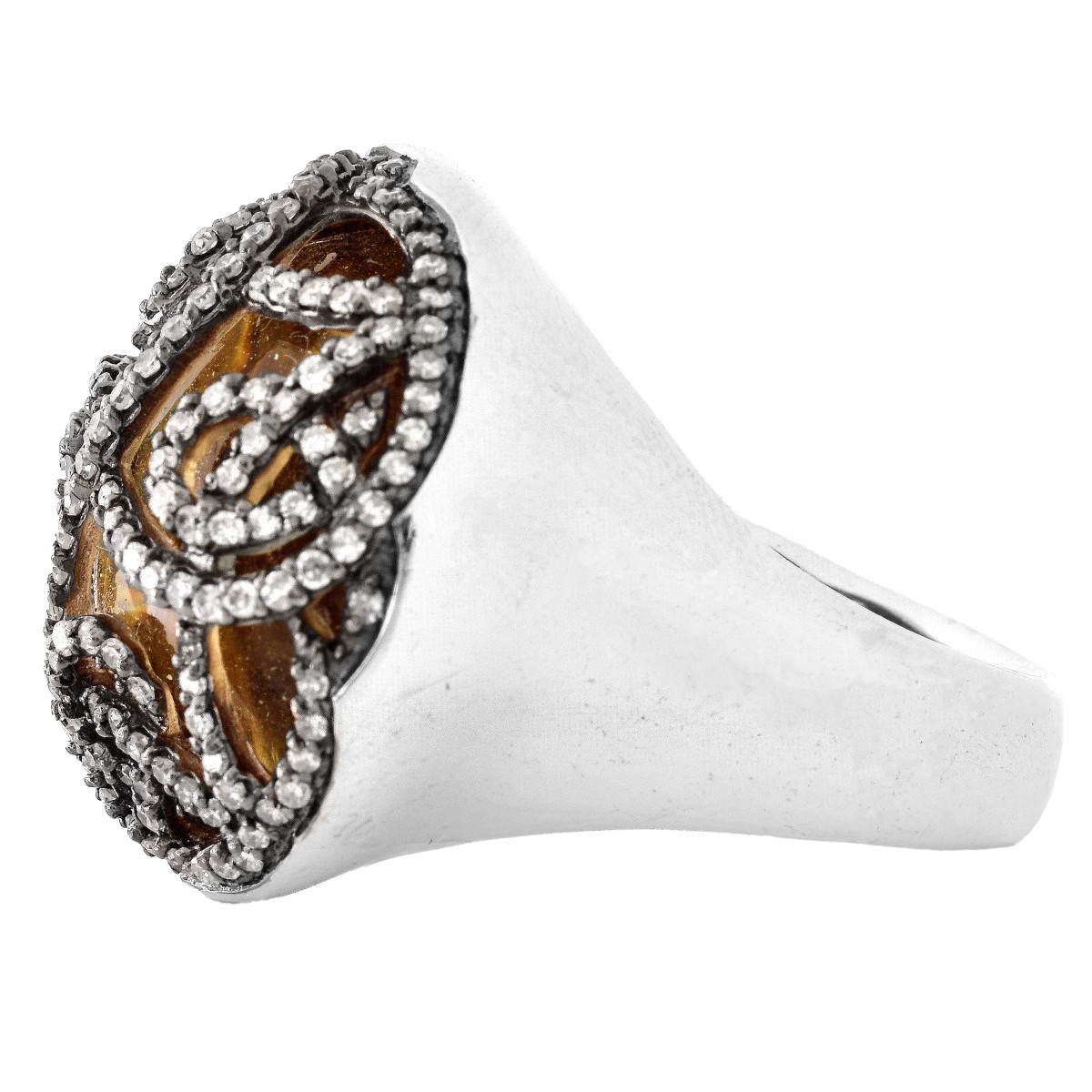 Nicole Miller Diamond and 14K Gold Ring