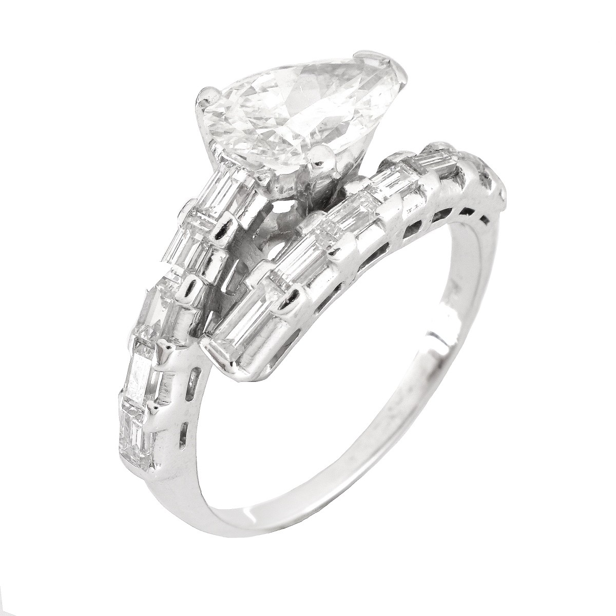 2.25ct Diamond and Platinum Ring