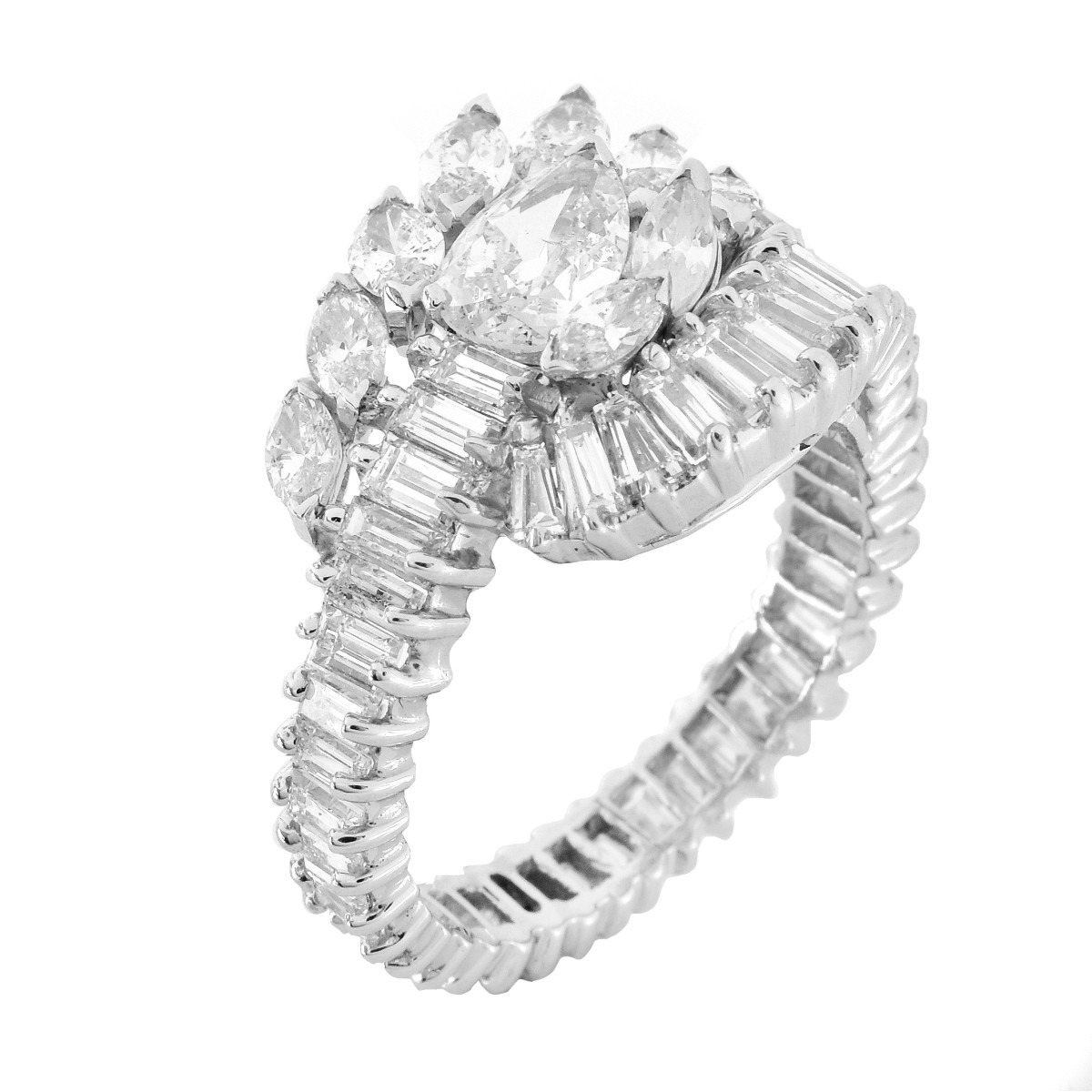 4.75ct Diamond and Platinum Ring