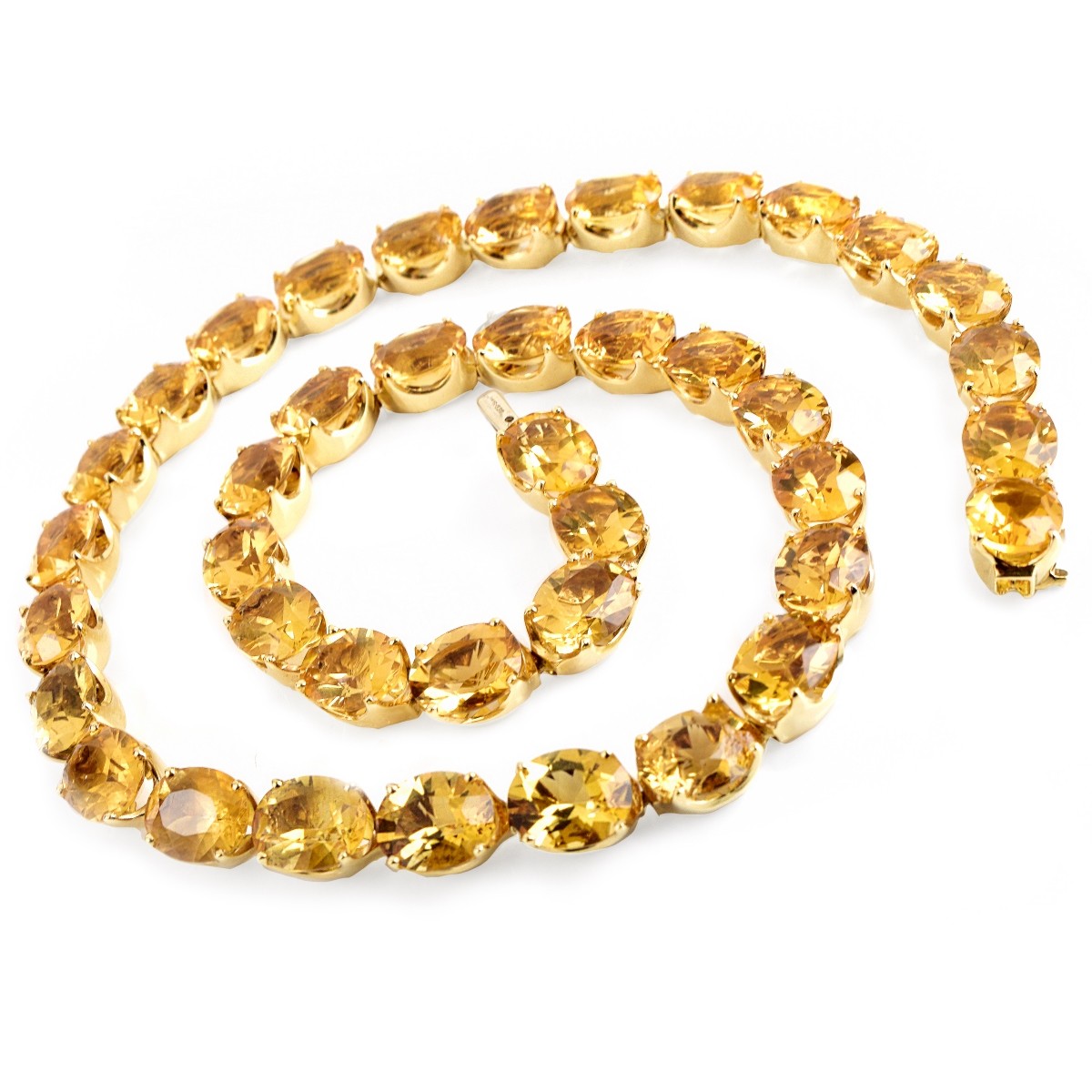 H. Stern Citrine and 18K Gold Necklace