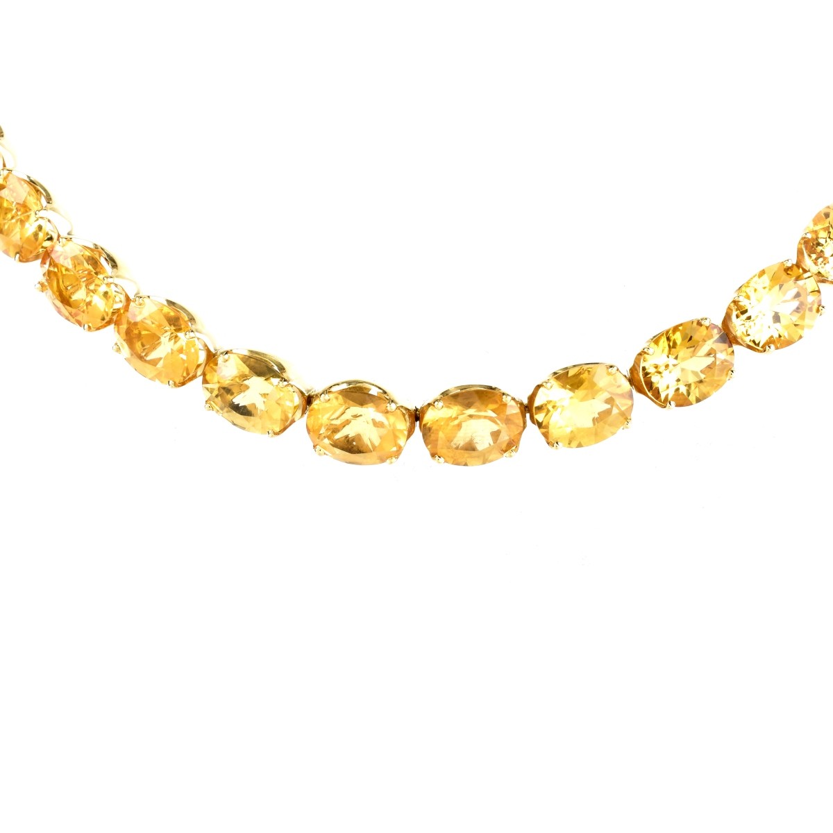 H. Stern Citrine and 18K Gold Necklace