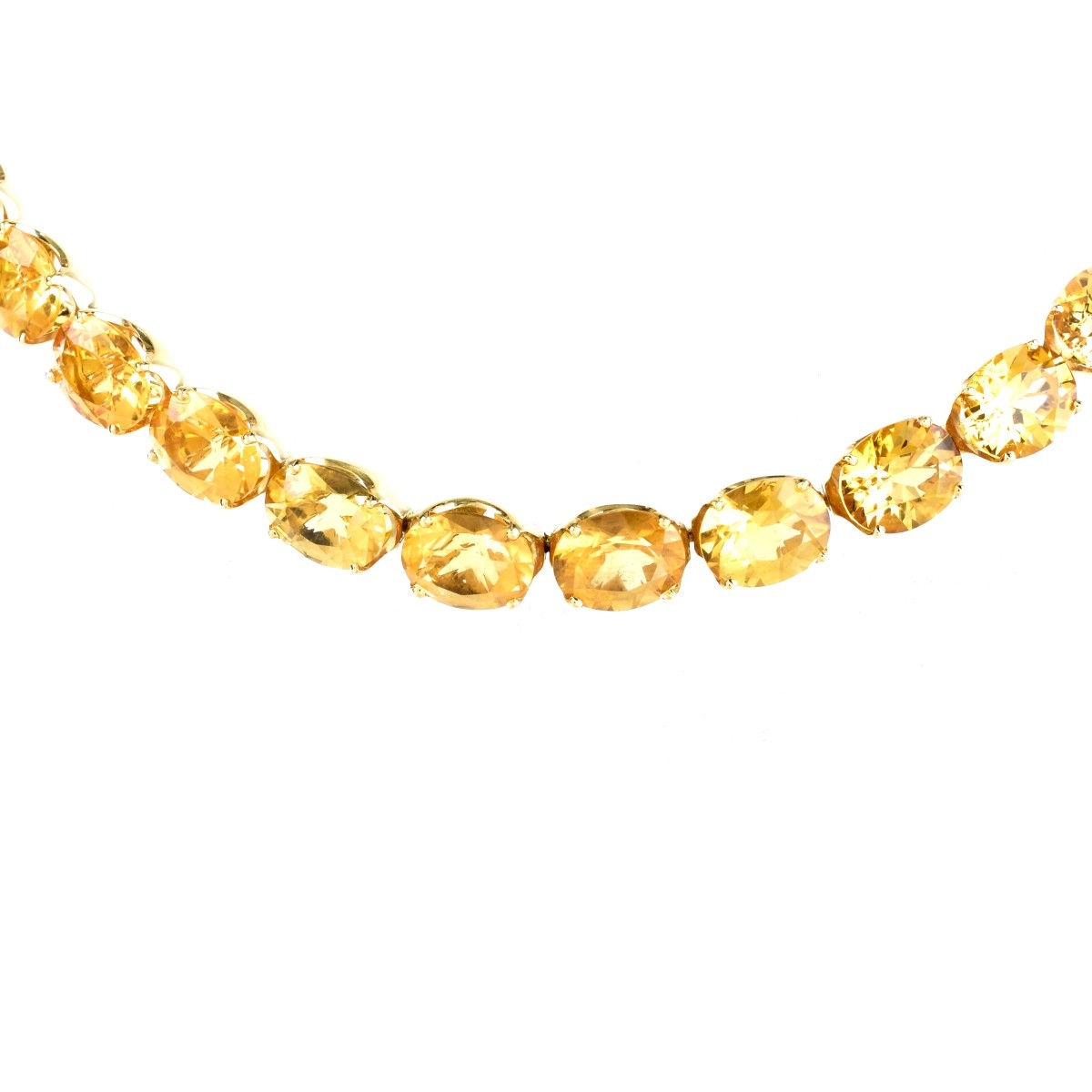 H. Stern Citrine and 18K Gold Necklace