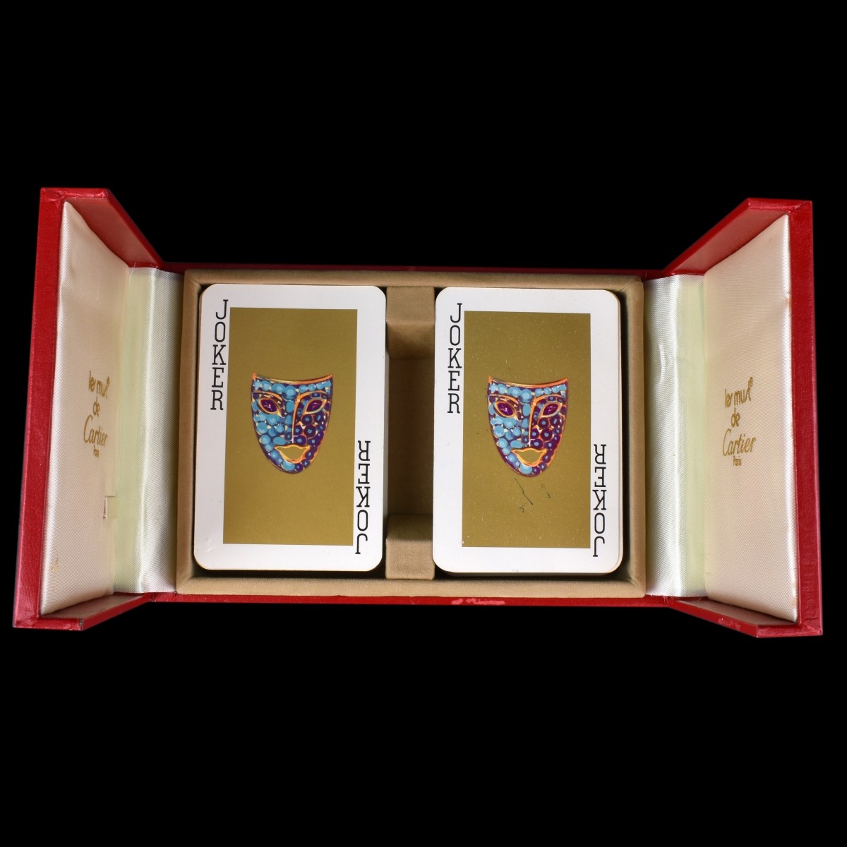 Vintage Les Must de Cartier Playing Cards