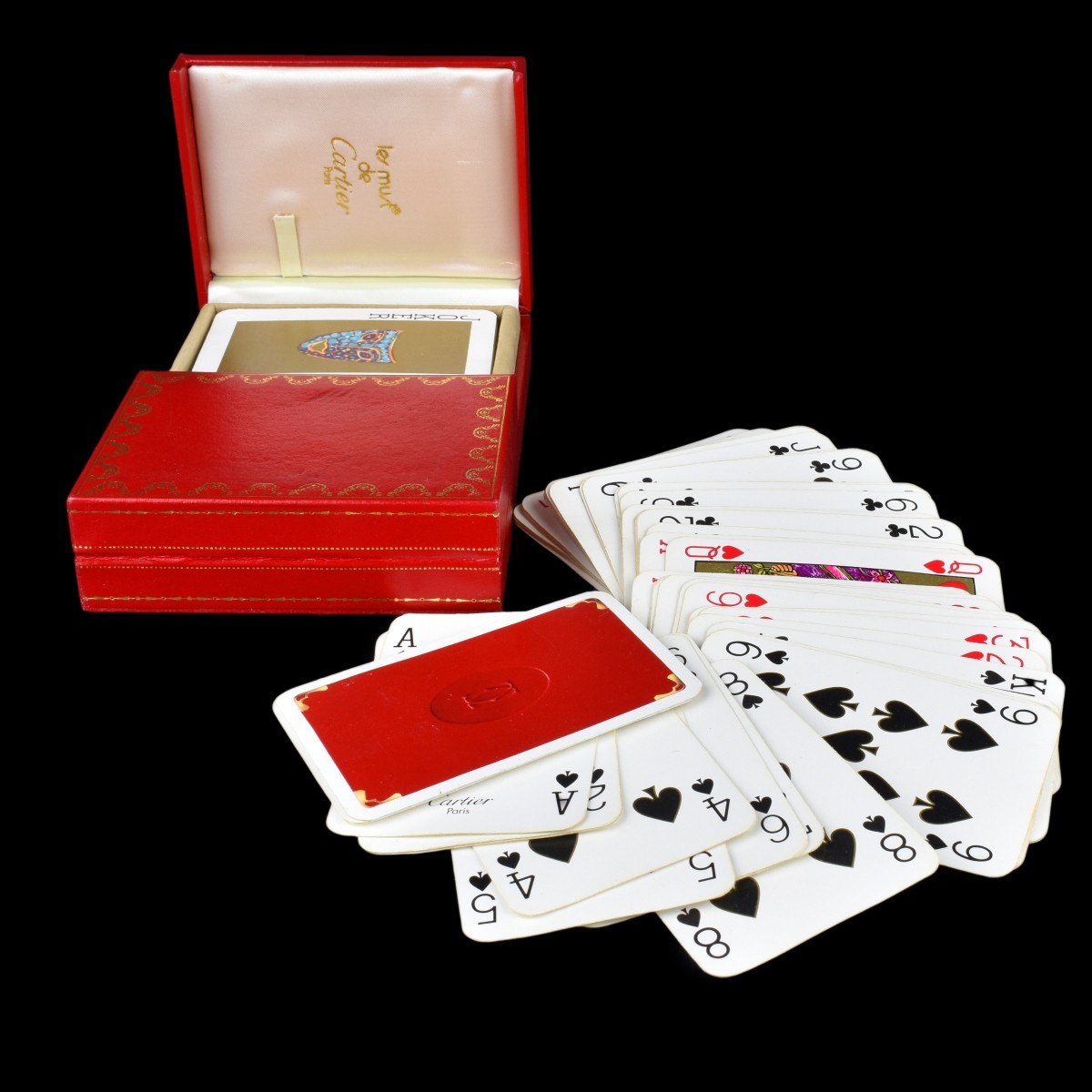 Vintage Les Must de Cartier Playing Cards