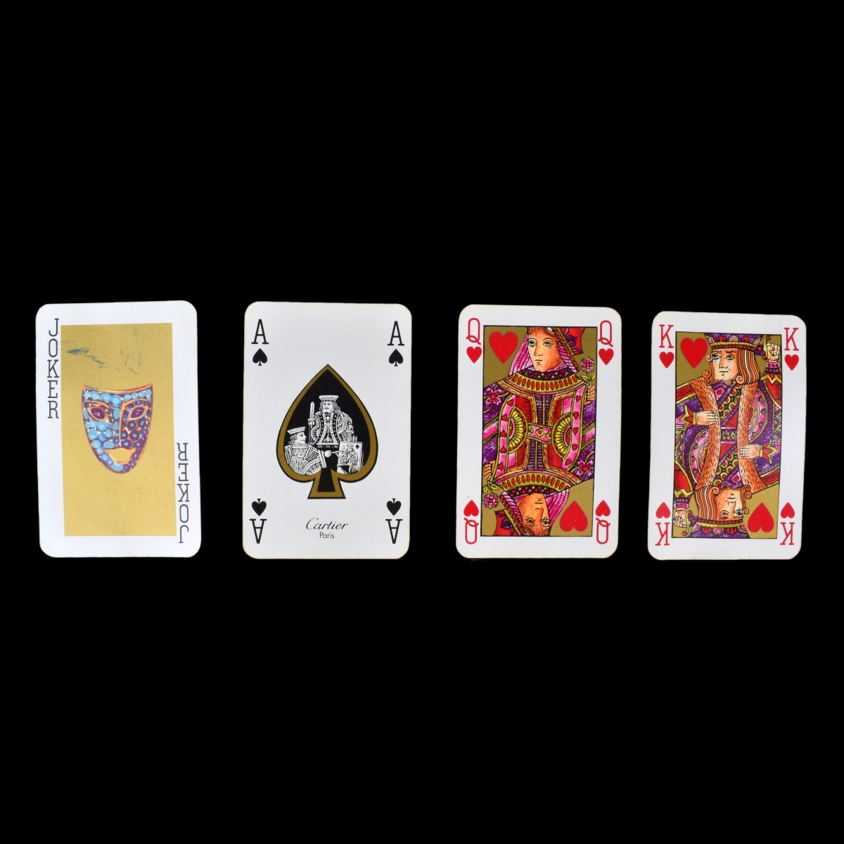 Vintage Les Must de Cartier Playing Cards