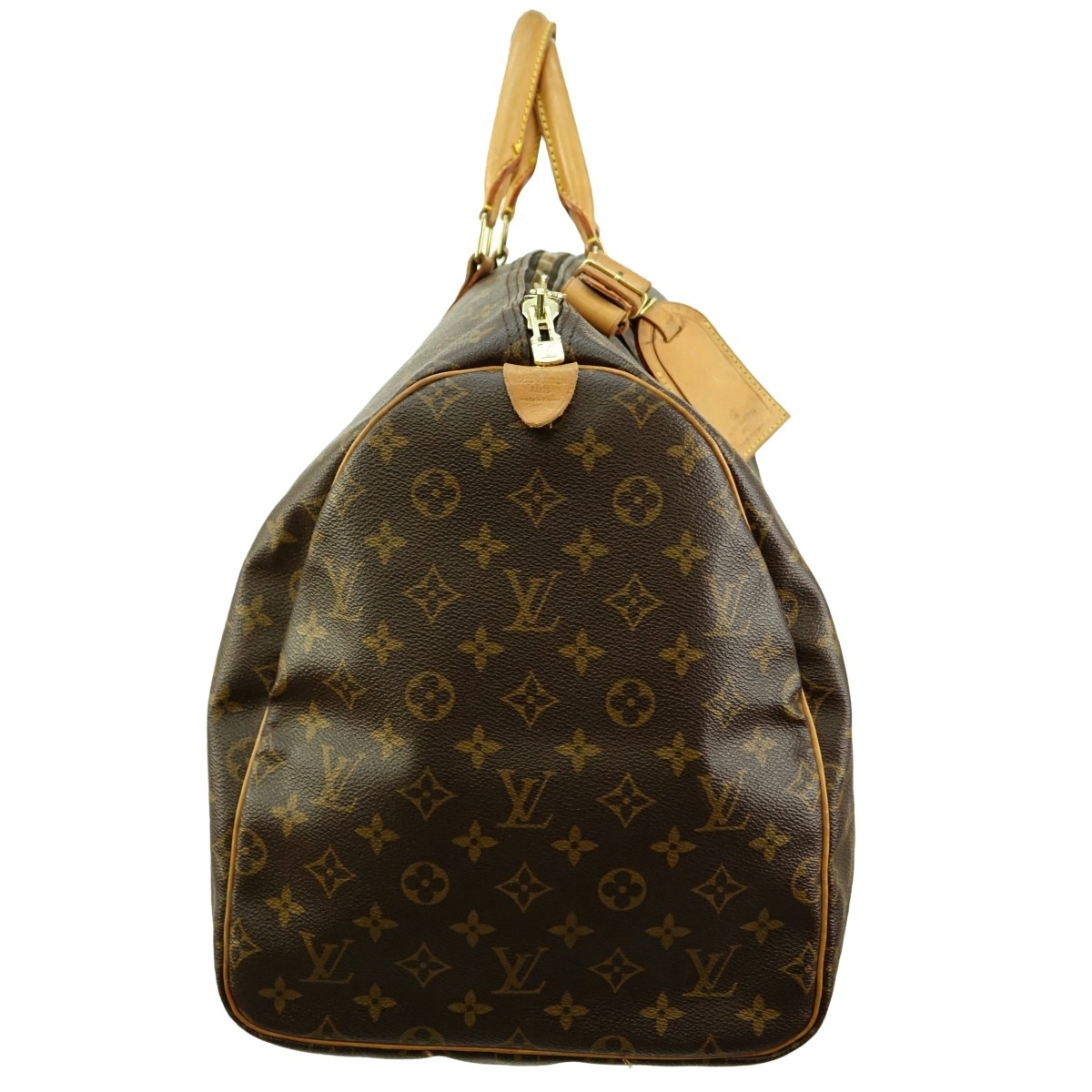 Louis Vuitton Brown Monogram Keepall 55 Travel Bag