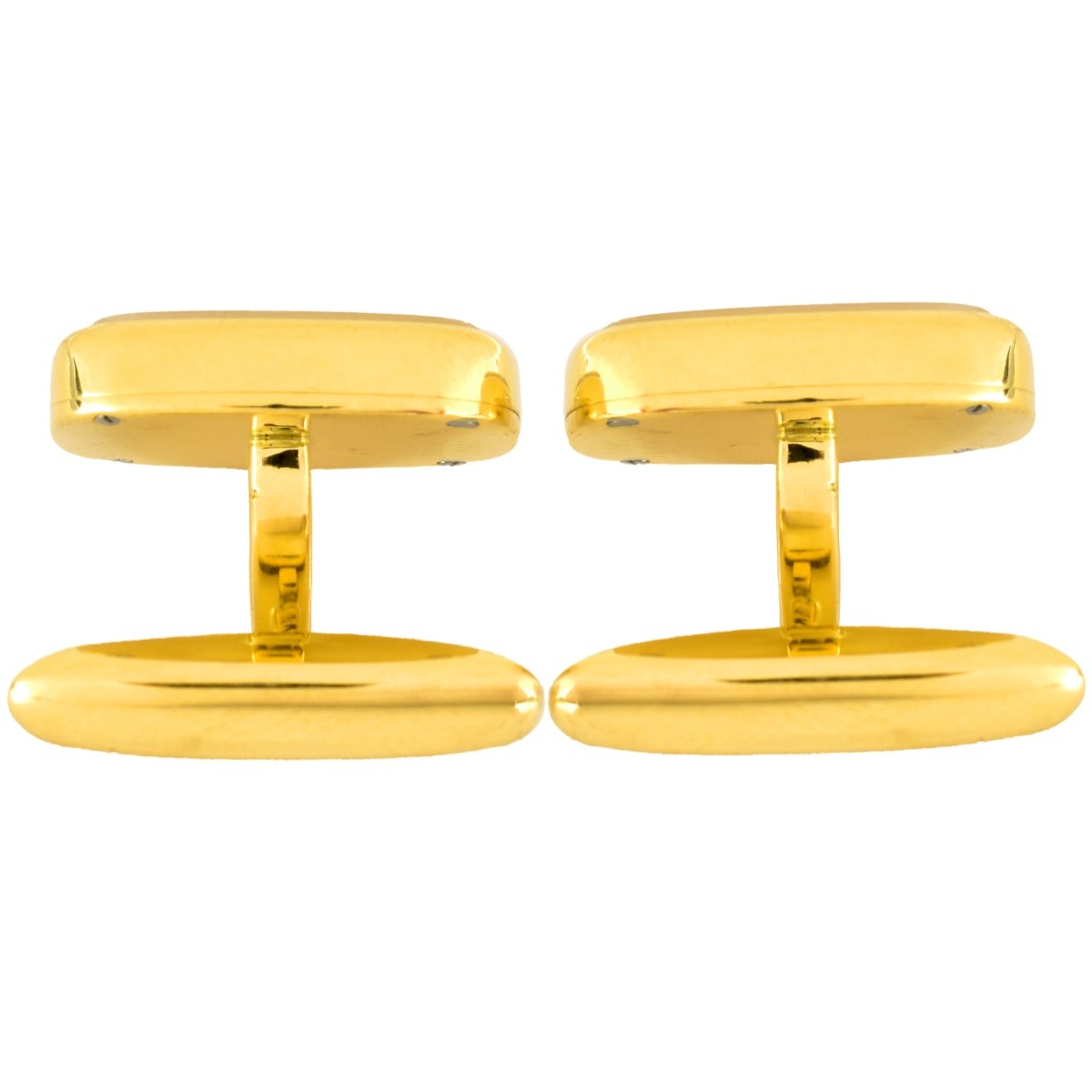 Chopard Happy Diamond and 18K Gold Cufflinks