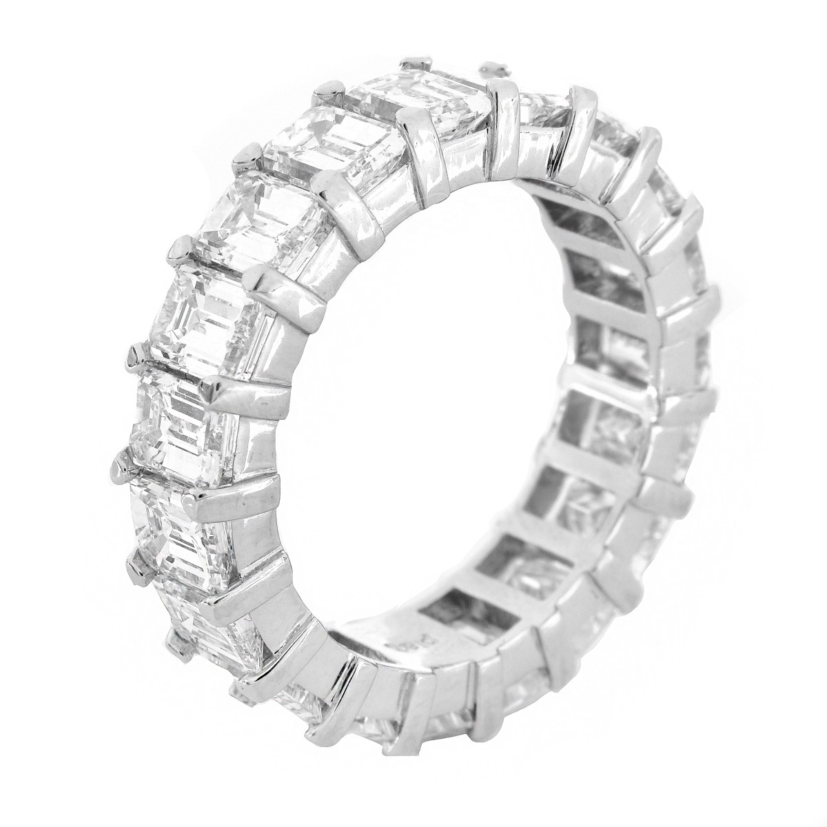 7.0 Carat Diamond and Platinum Eternity Band