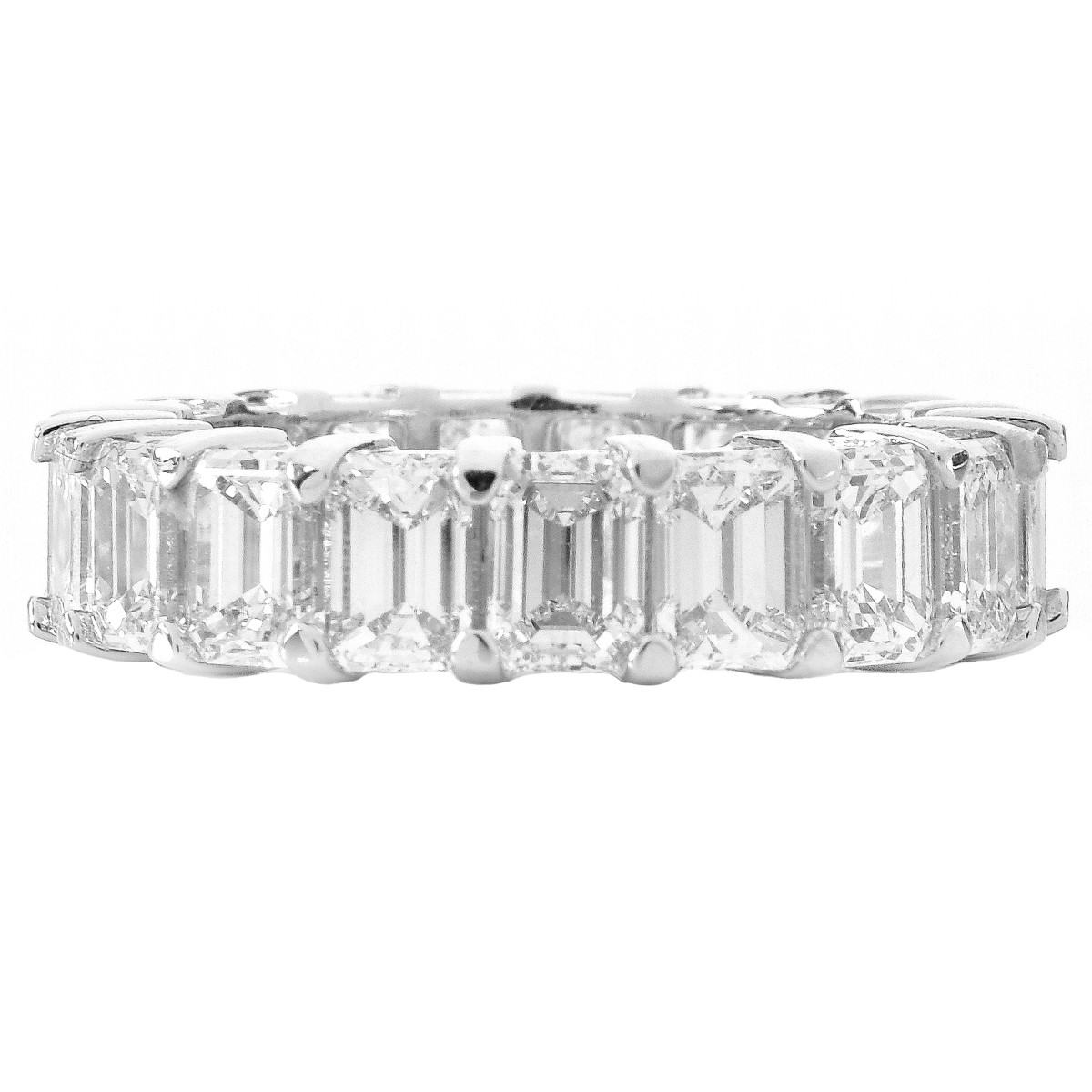 7.0 Carat Diamond and Platinum Eternity Band