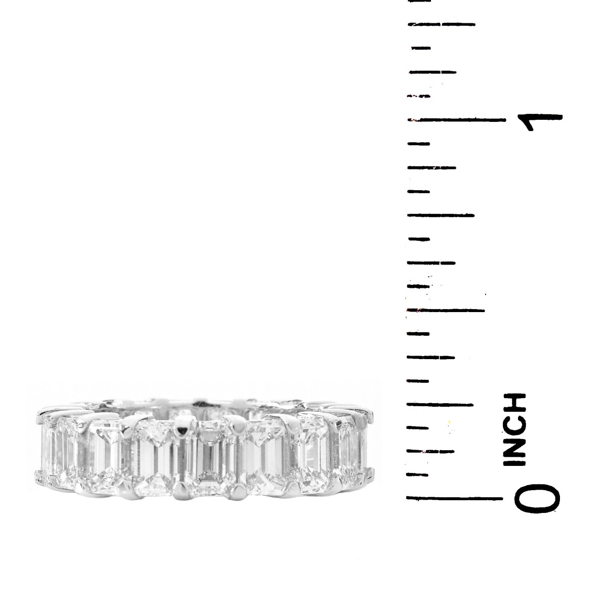 7.0 Carat Diamond and Platinum Eternity Band