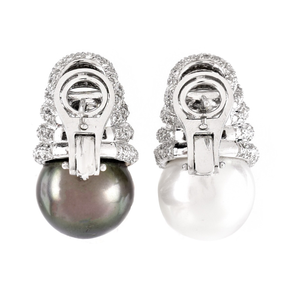South Sea Pearland Diamond Earrings
