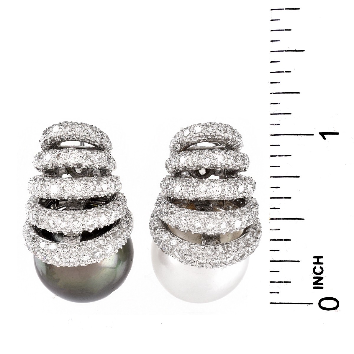 South Sea Pearland Diamond Earrings