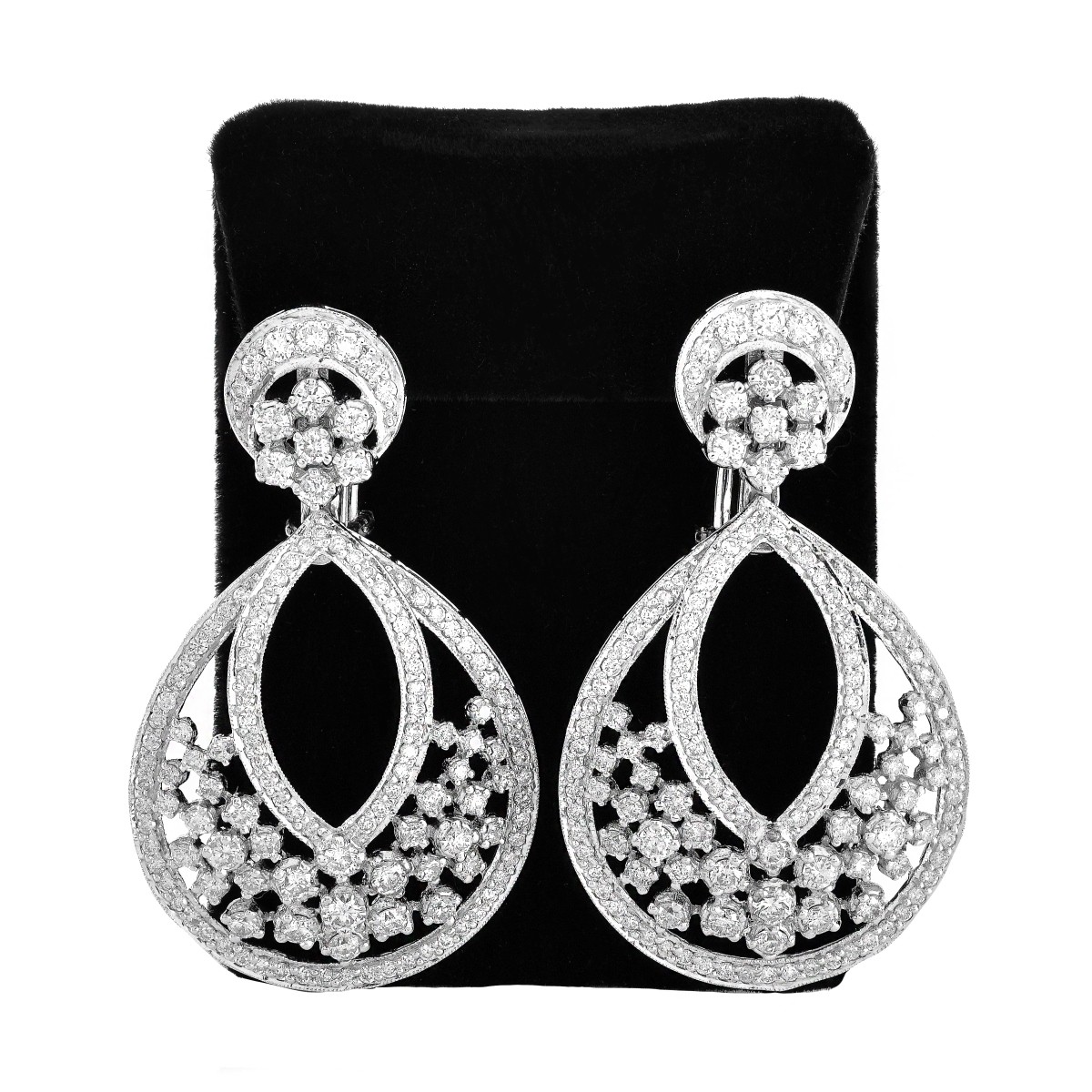 Van Cleef & Arpels style Diamond Earrings