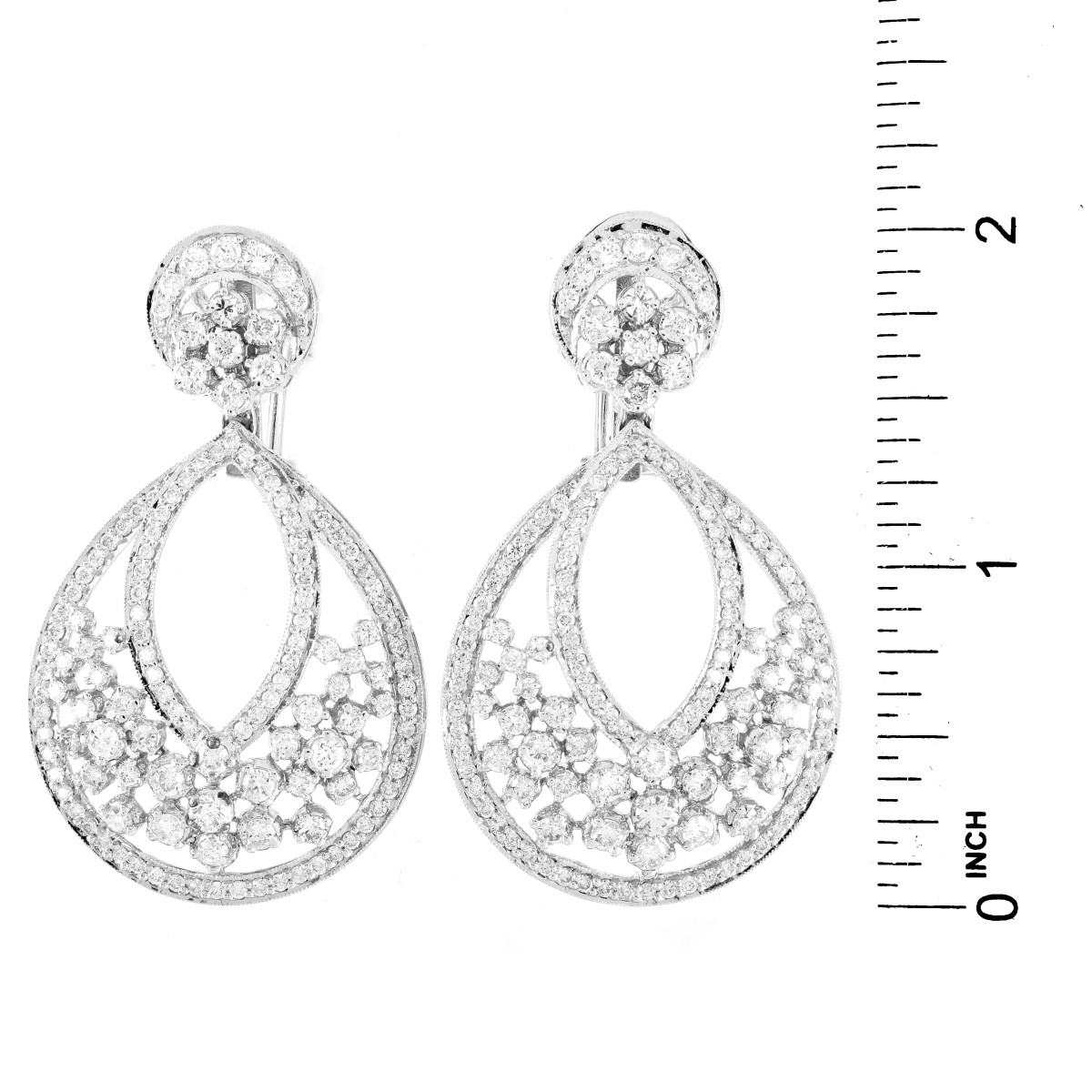 Van Cleef & Arpels style Diamond Earrings