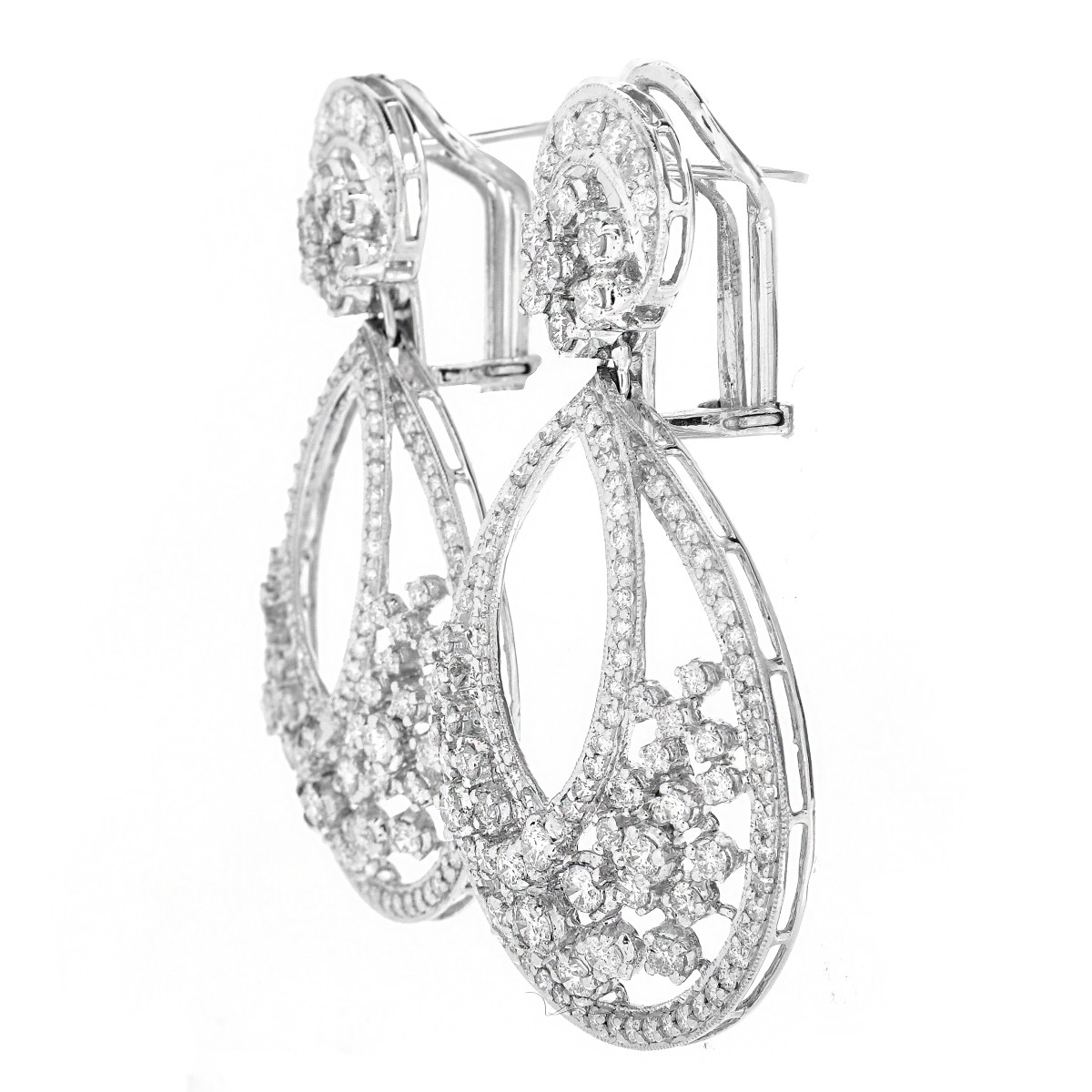 Van Cleef & Arpels style Diamond Earrings