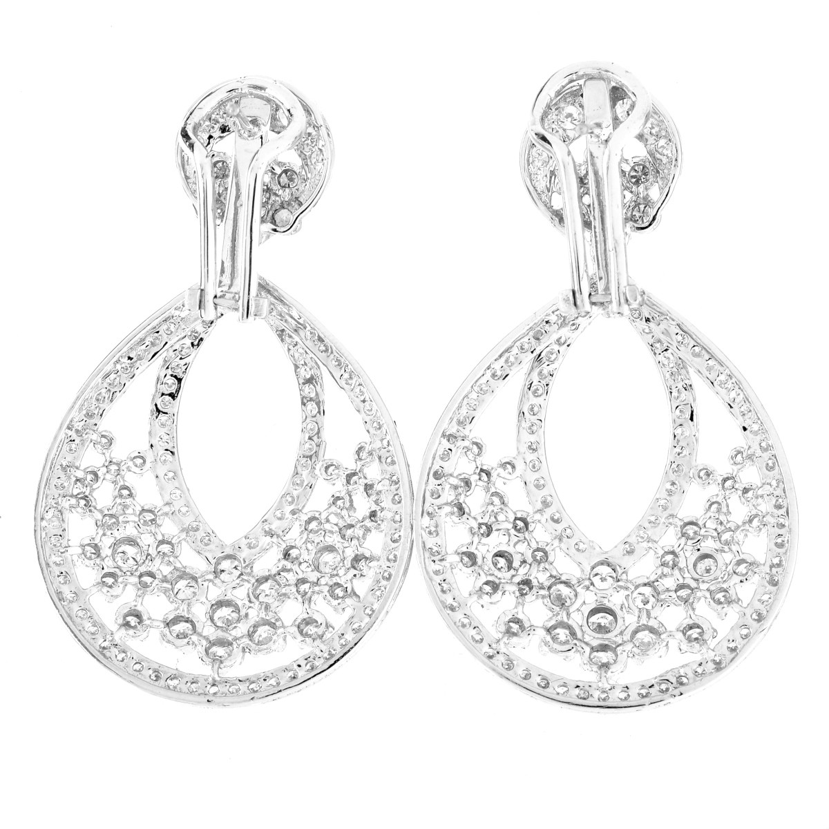 Van Cleef & Arpels style Diamond Earrings