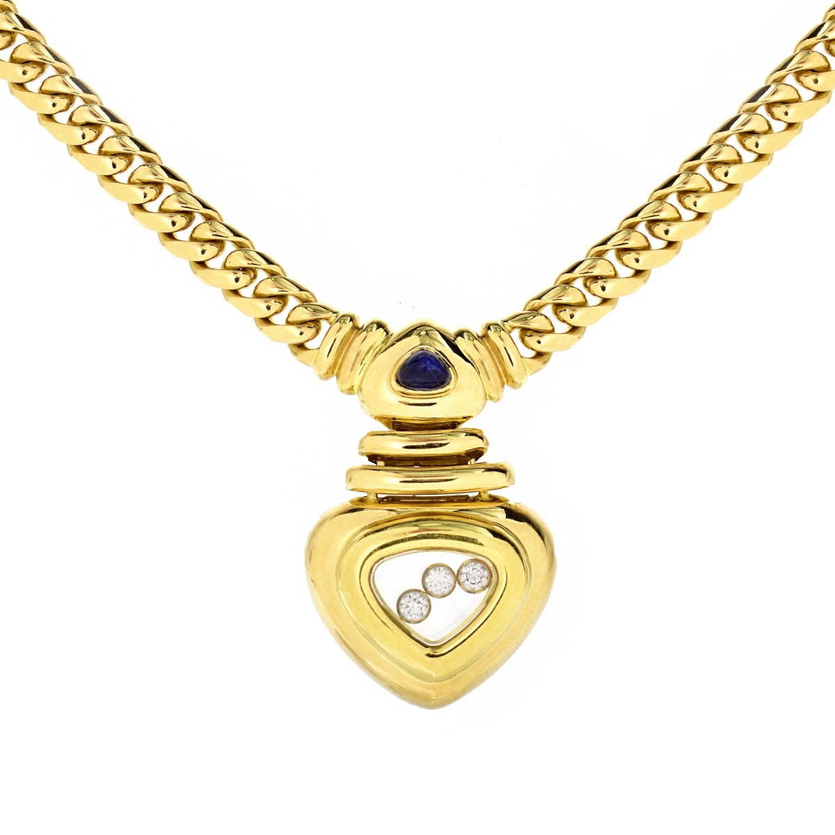 Chopard Happy Diamond and 18K Gold Necklace