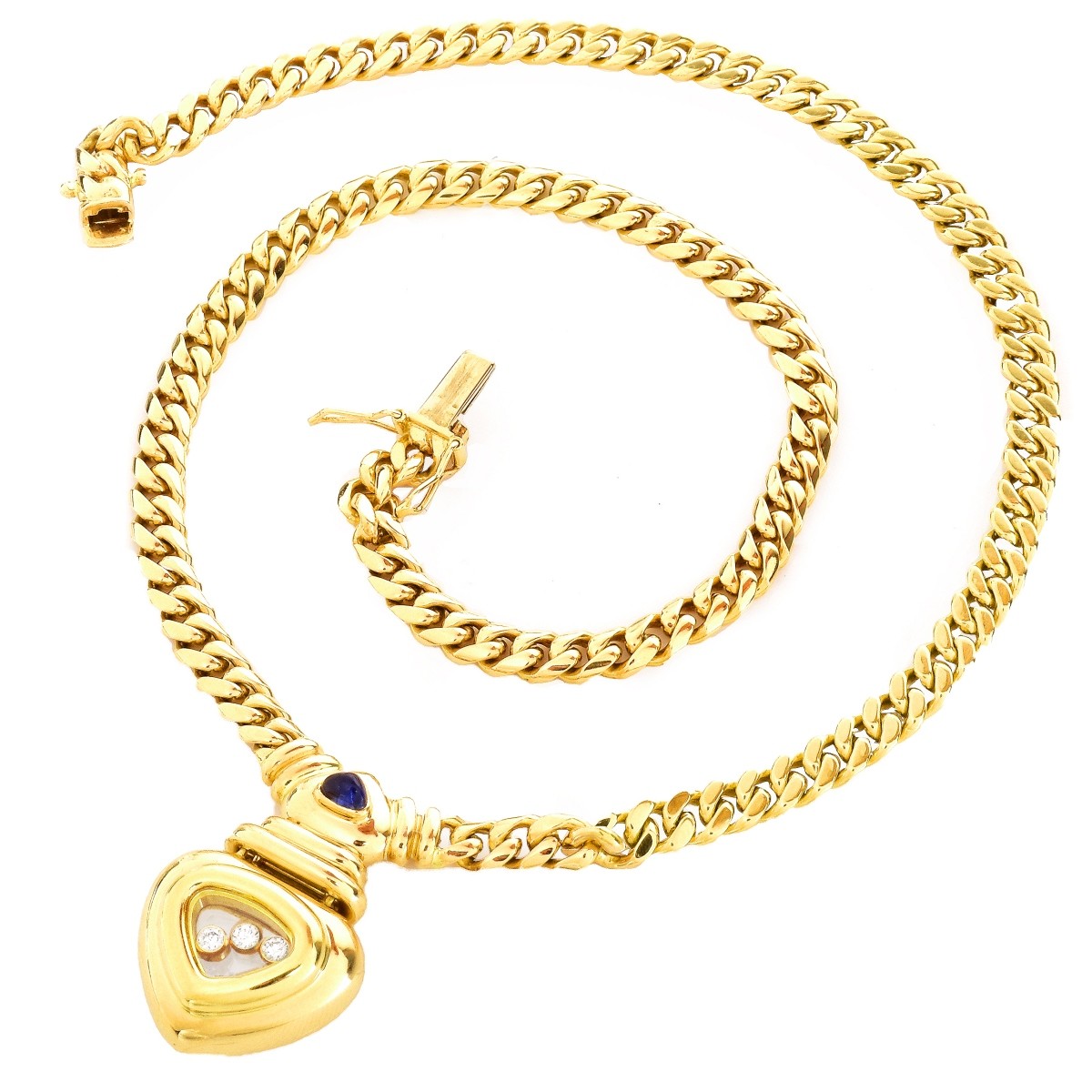 Chopard Happy Diamond and 18K Gold Necklace