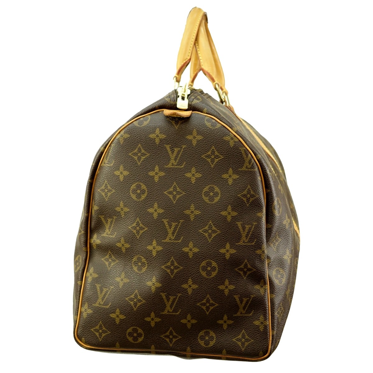 Louis Vuitton Brown Monogram Keepall 50 Travel Bag