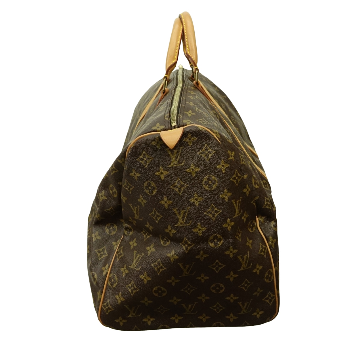 Louis Vuitton Brown Canvas Monogram Keepall 60 Bag