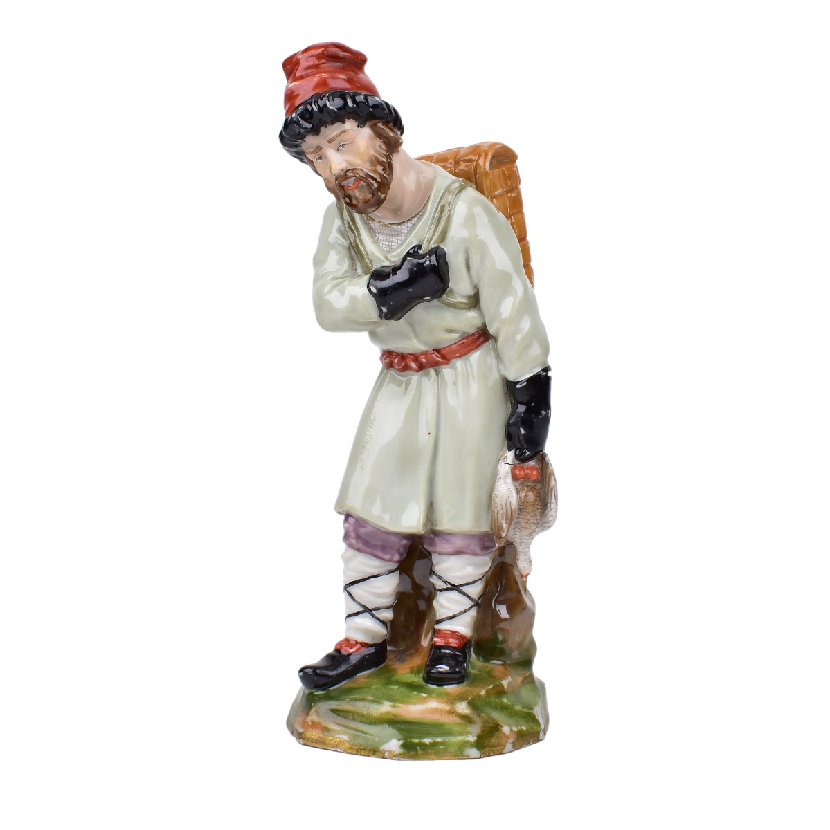 Imperial Russian Porcelain Bird Merchant