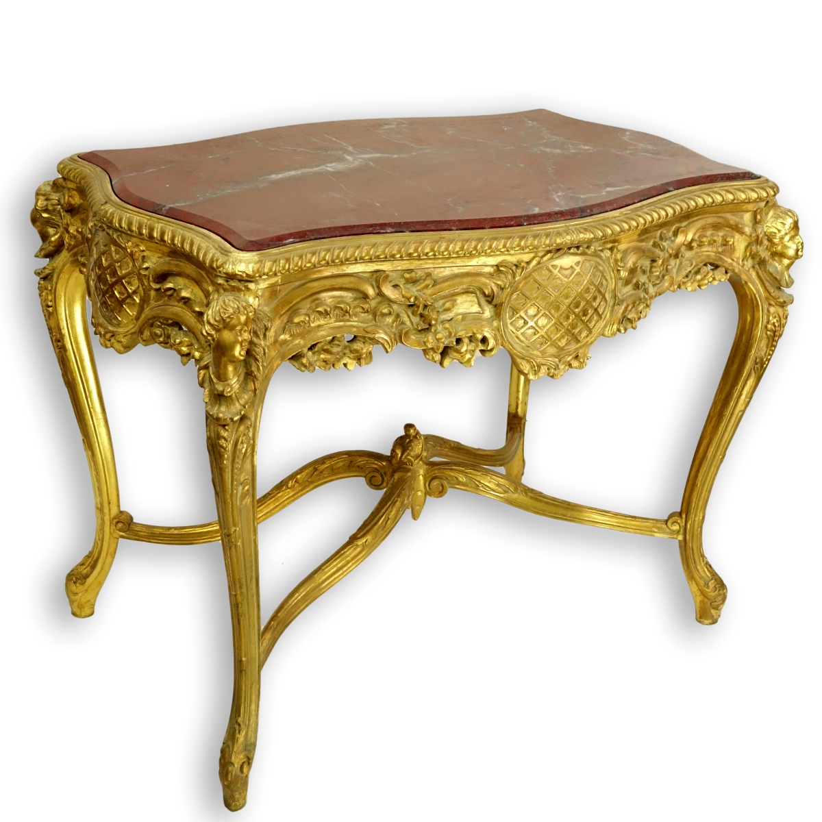 20th Century Regence Style Giltwood Table