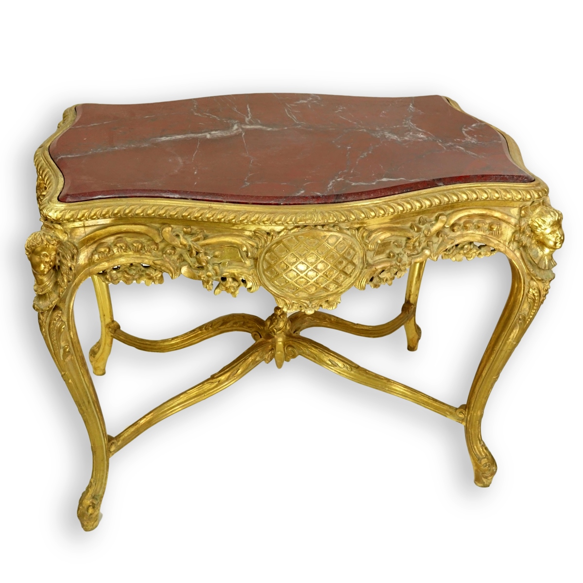 20th Century Regence Style Giltwood Table