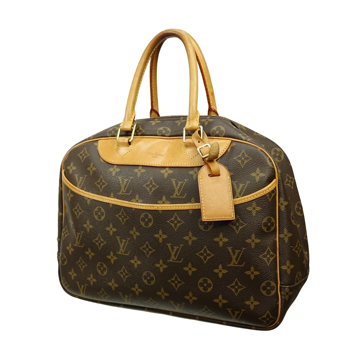 Louis Vuitton Brown Canvas Monogram Deauville Bag