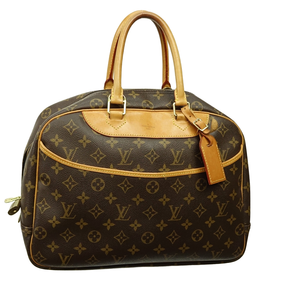 Louis Vuitton Deauville Handbag Monogram Canvas Mini at 1stDibs