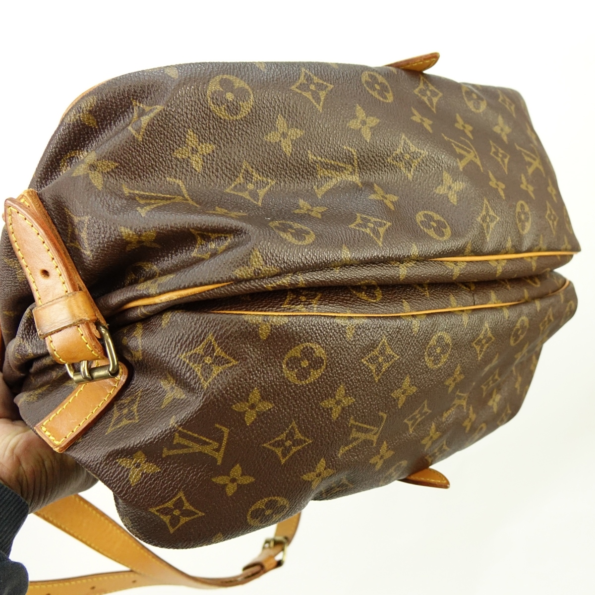 Louis Vuitton Brown Canvas Monogram Saumur 30 Bag